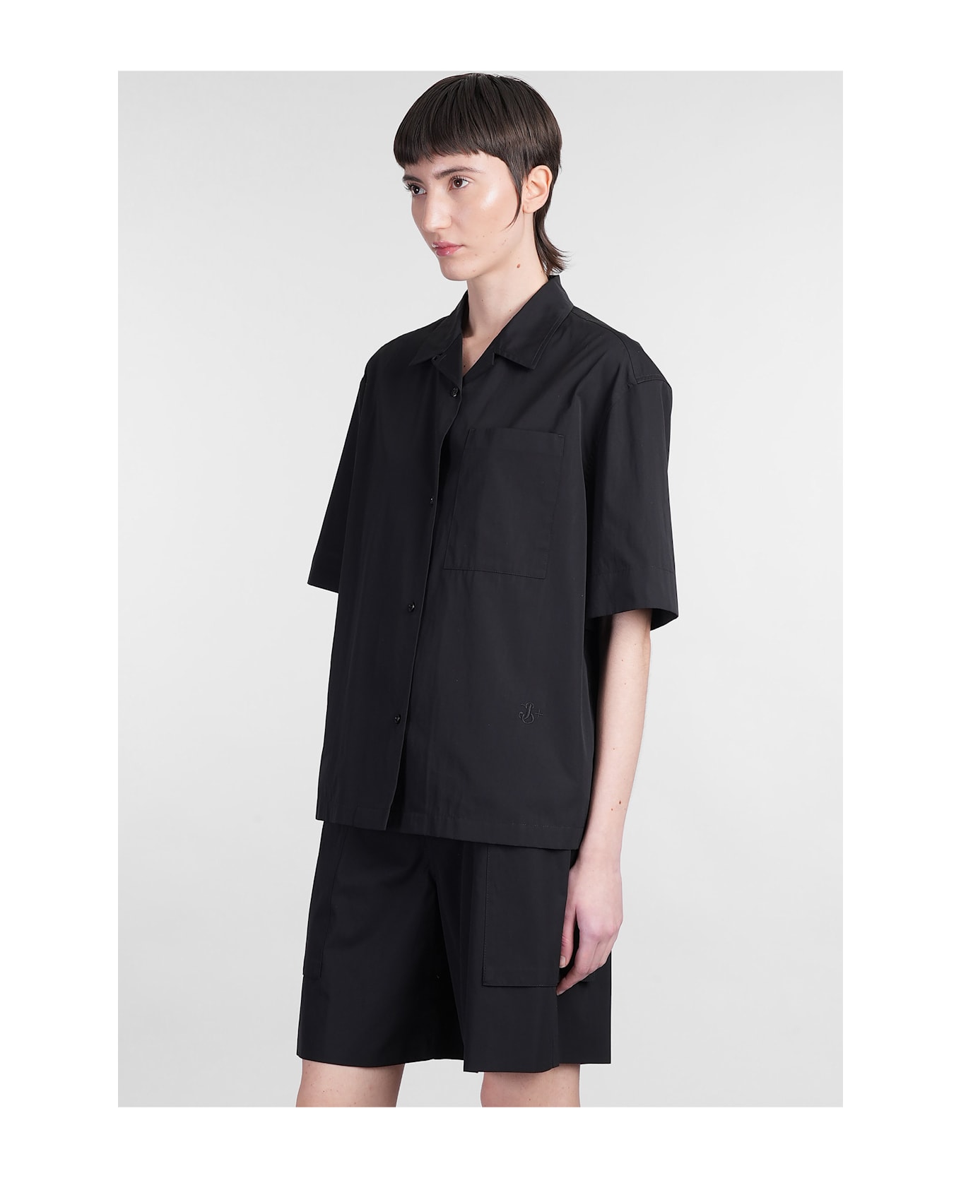 Jil Sander Shirt 164 Shirt In Black Cotton - black