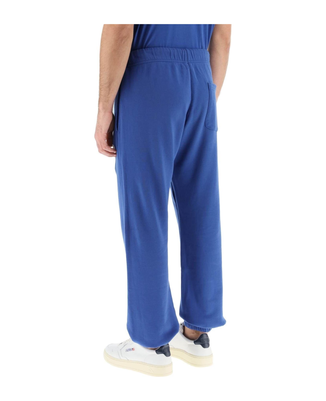 Autry Jogger Pants With Logo Patch - Blu