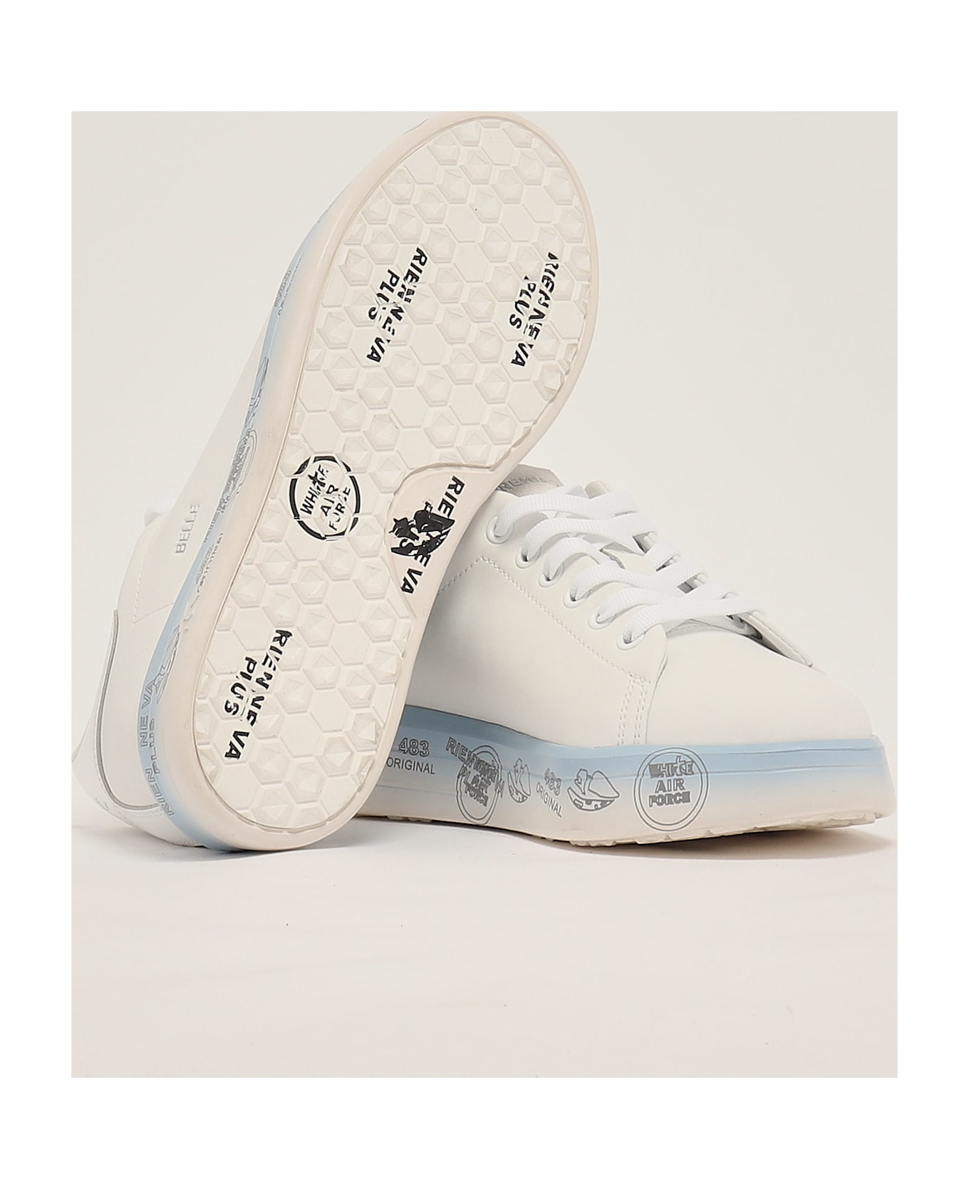 Premiata Belle Sneaker - BIANCO CELESTE
