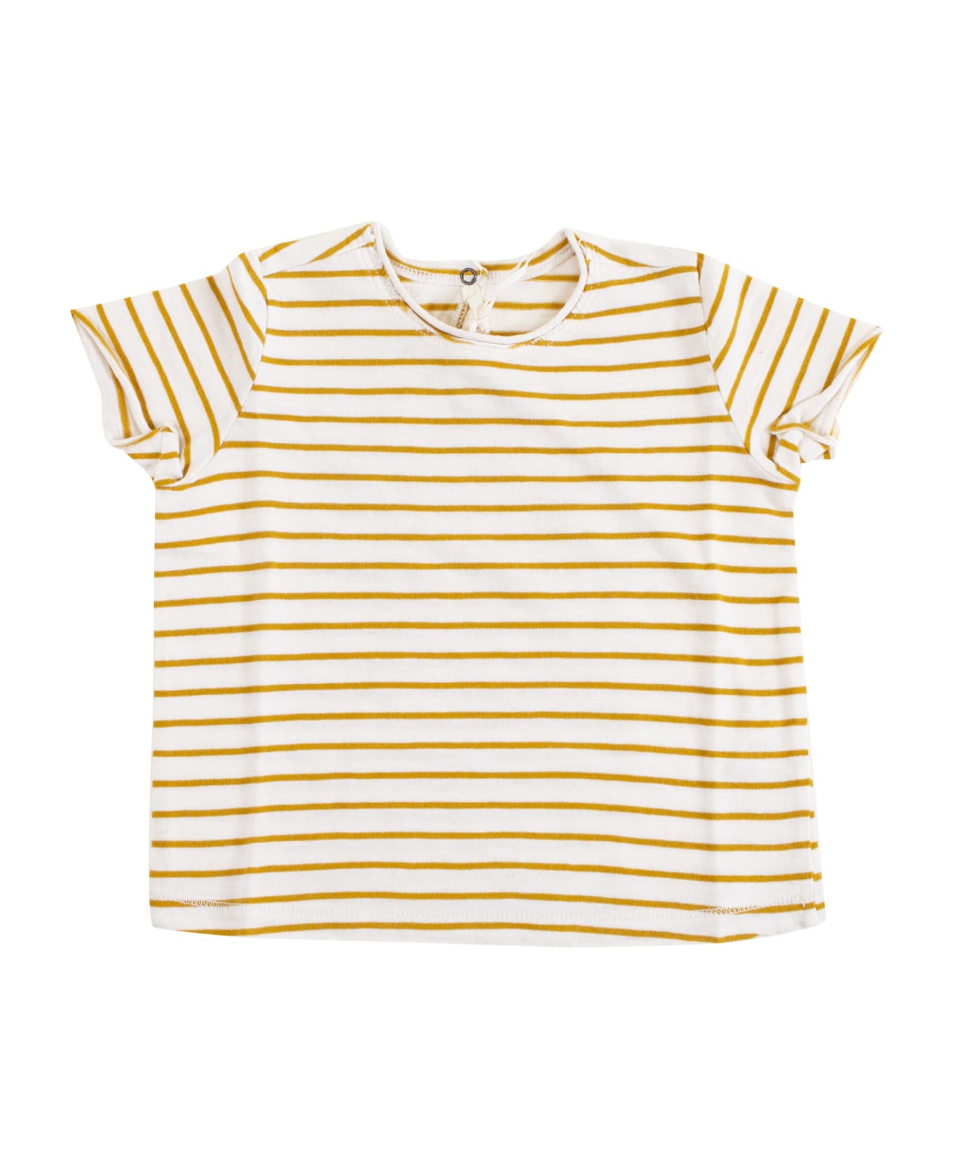 Zhoe & Tobiah Striped Baby Shirt - Moutarde