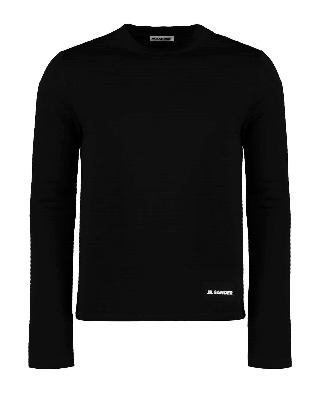 Jil Sander Logo Long Sleeve T-shirt - black