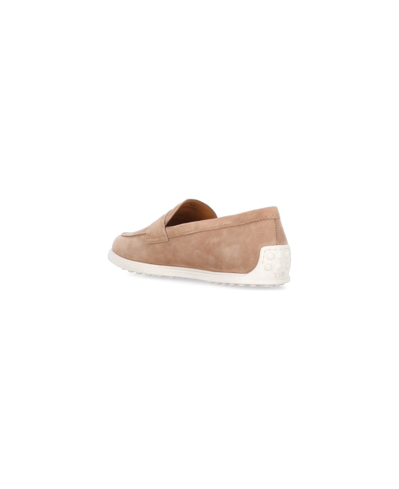 Tod's Suede Leather Loafers - Pink