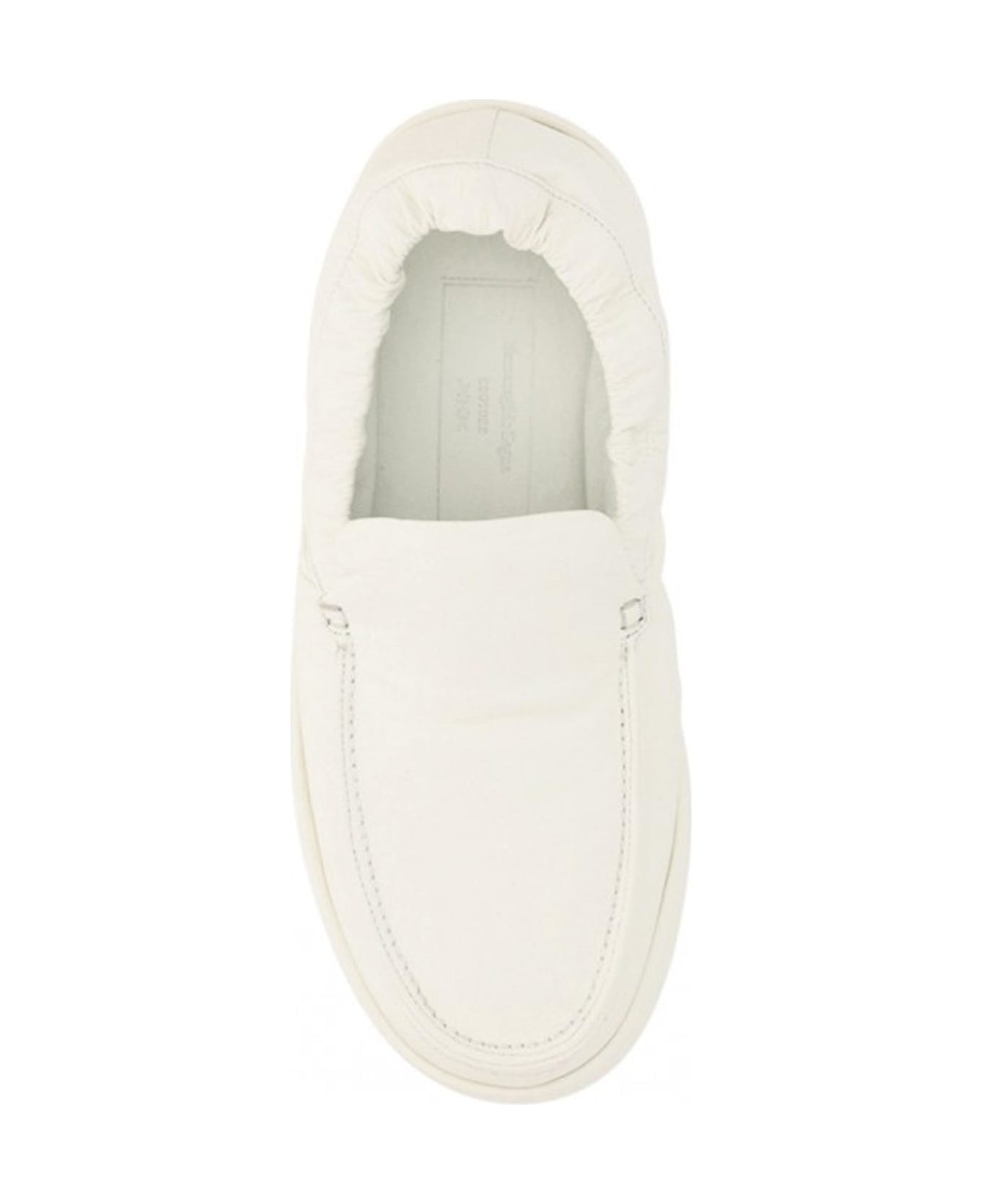Zegna Leather Loafers - White