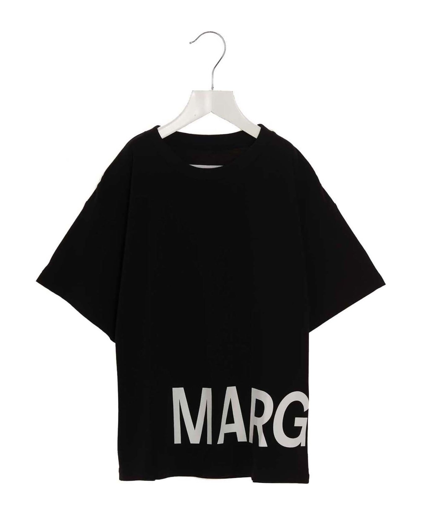 MM6 Maison Margiela Logo T-shirt - Nero