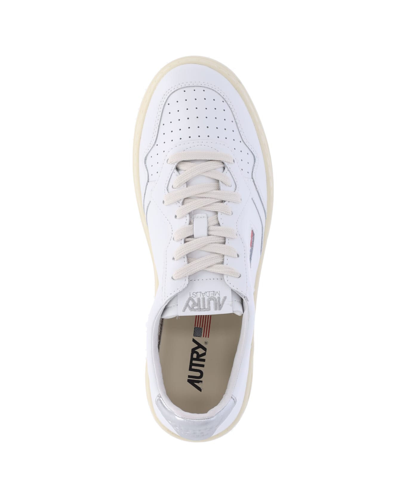 Autry 'medalist' Low Sneakers - White