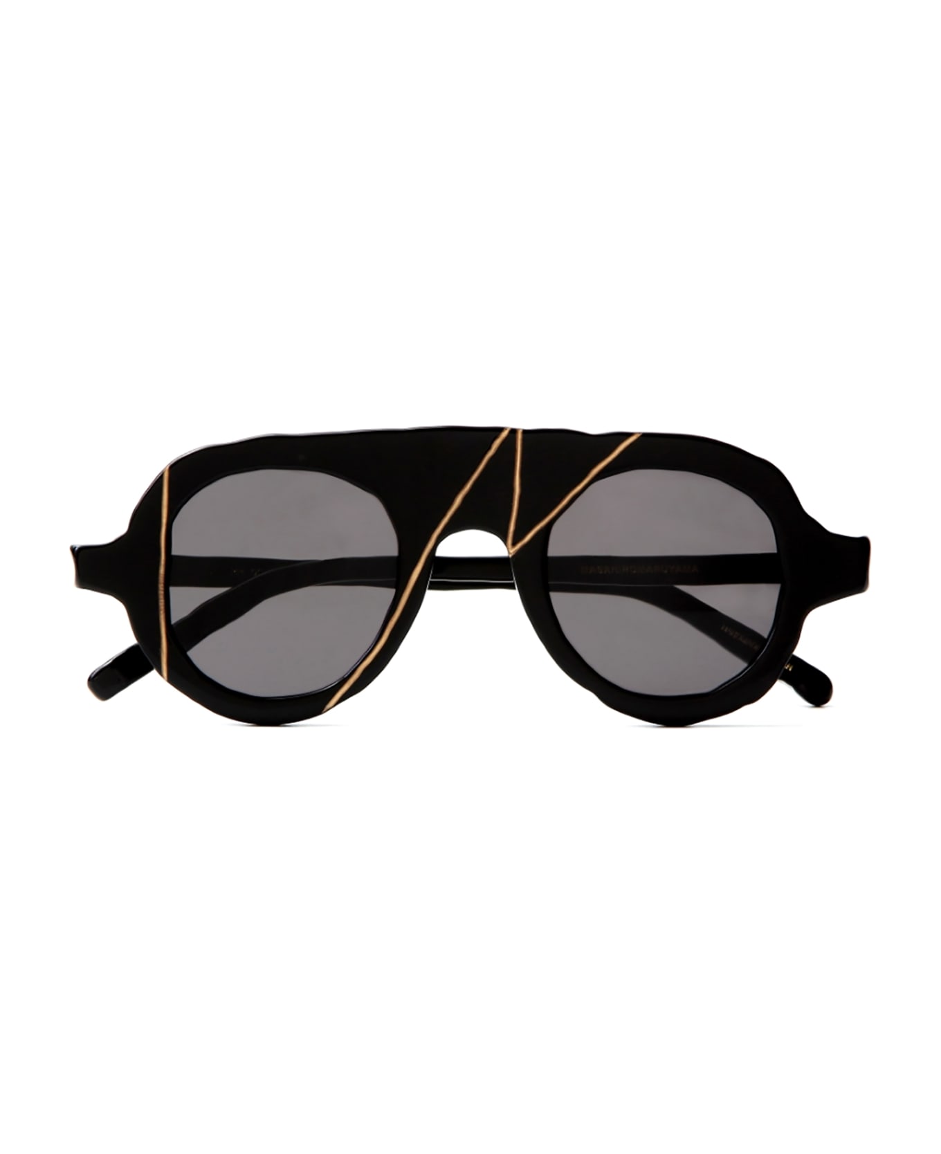Masahiro Maruyama MM/0078 NO.1 Sunglasses - Black Gold サングラス