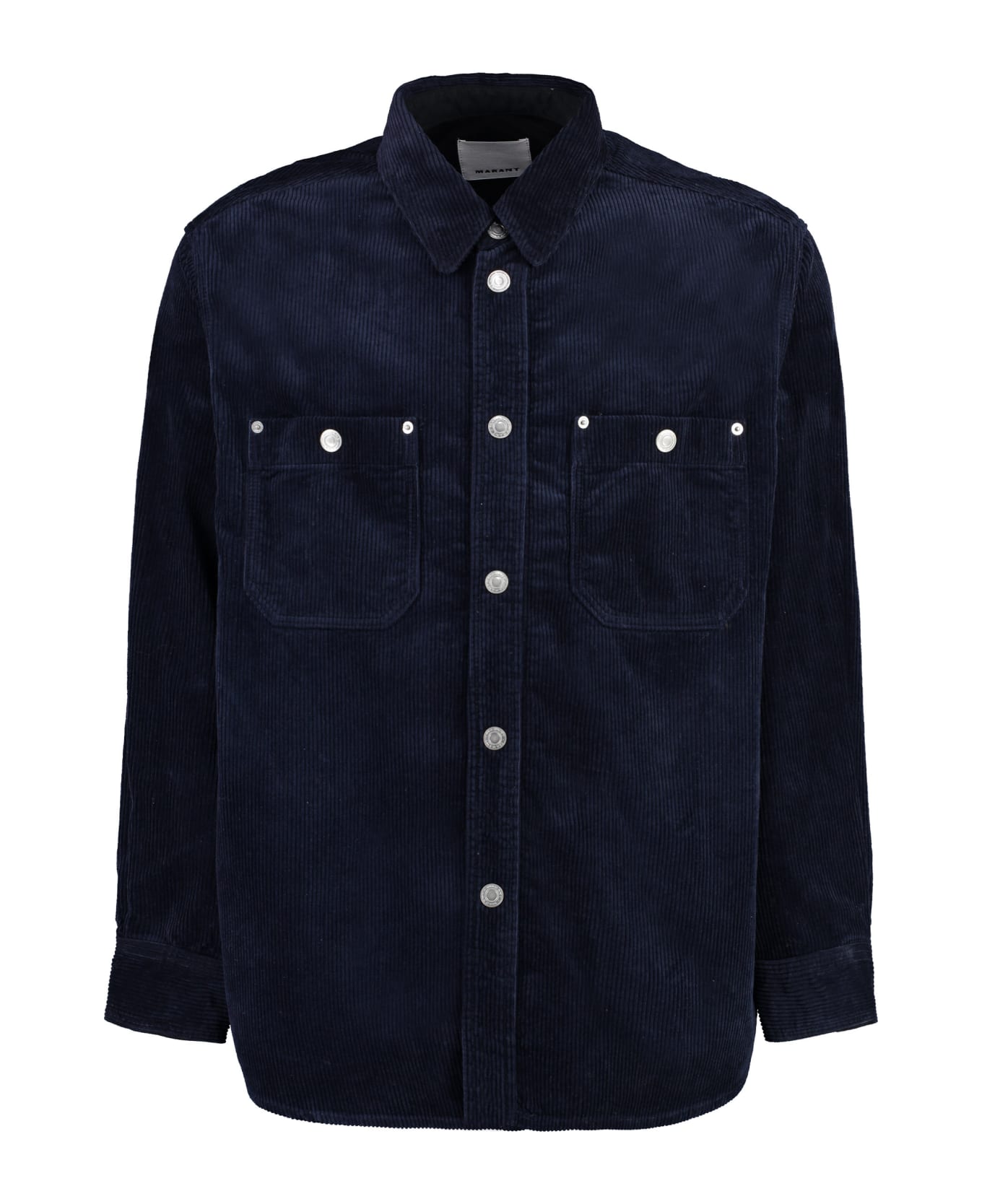 Isabel Marant Ritchie Wool Overshirt - blue