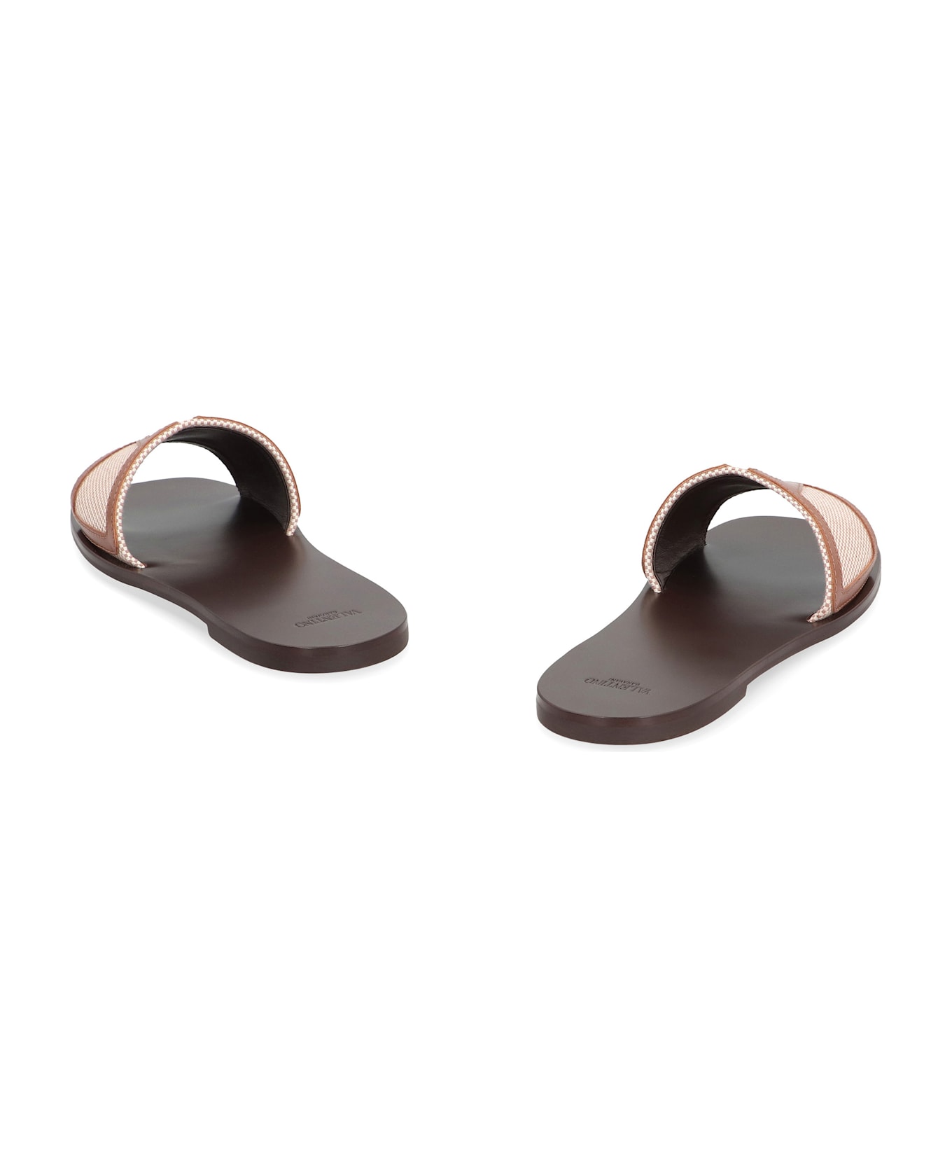 Valentino Garavani Viva Superstar Slides - brown