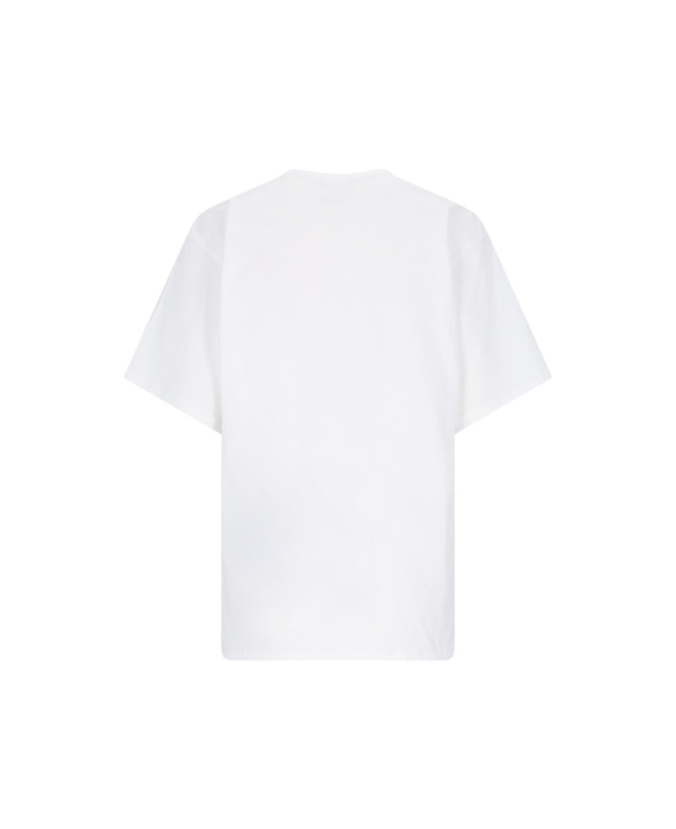 Martine Rose Logo T-shirt - WHITE シャツ