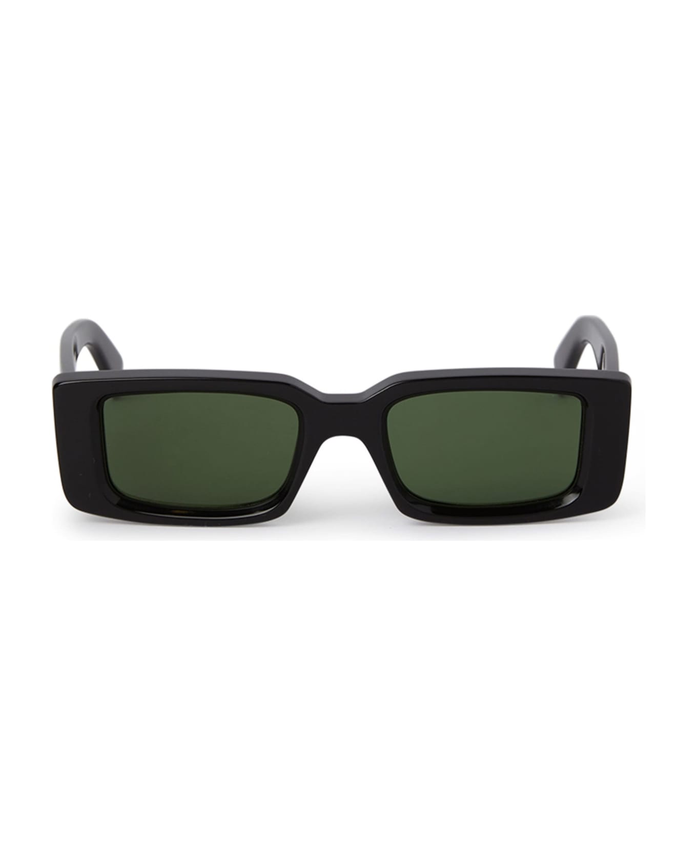 Off-White Arthur - Black / Green Sunglasses - Black