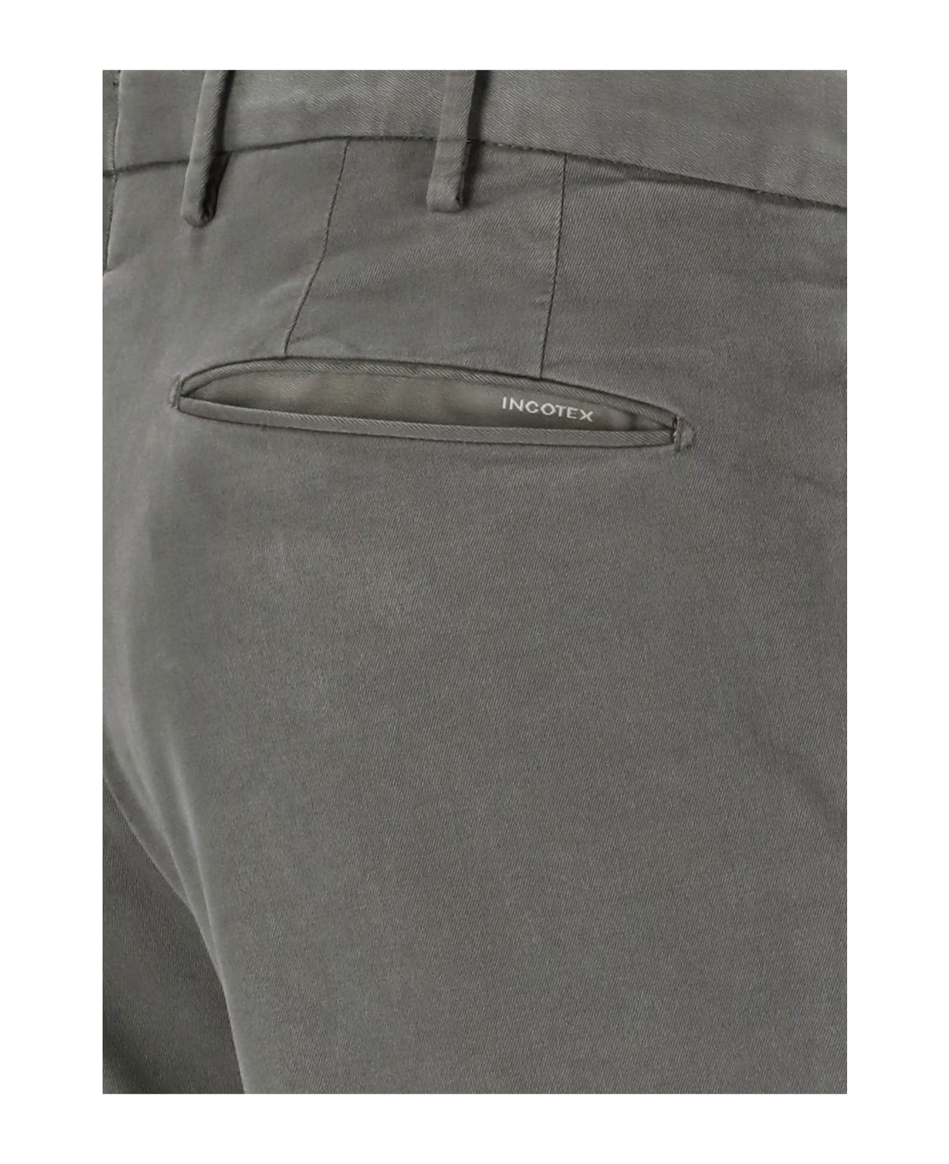 Incotex Cotton Pants - Grey