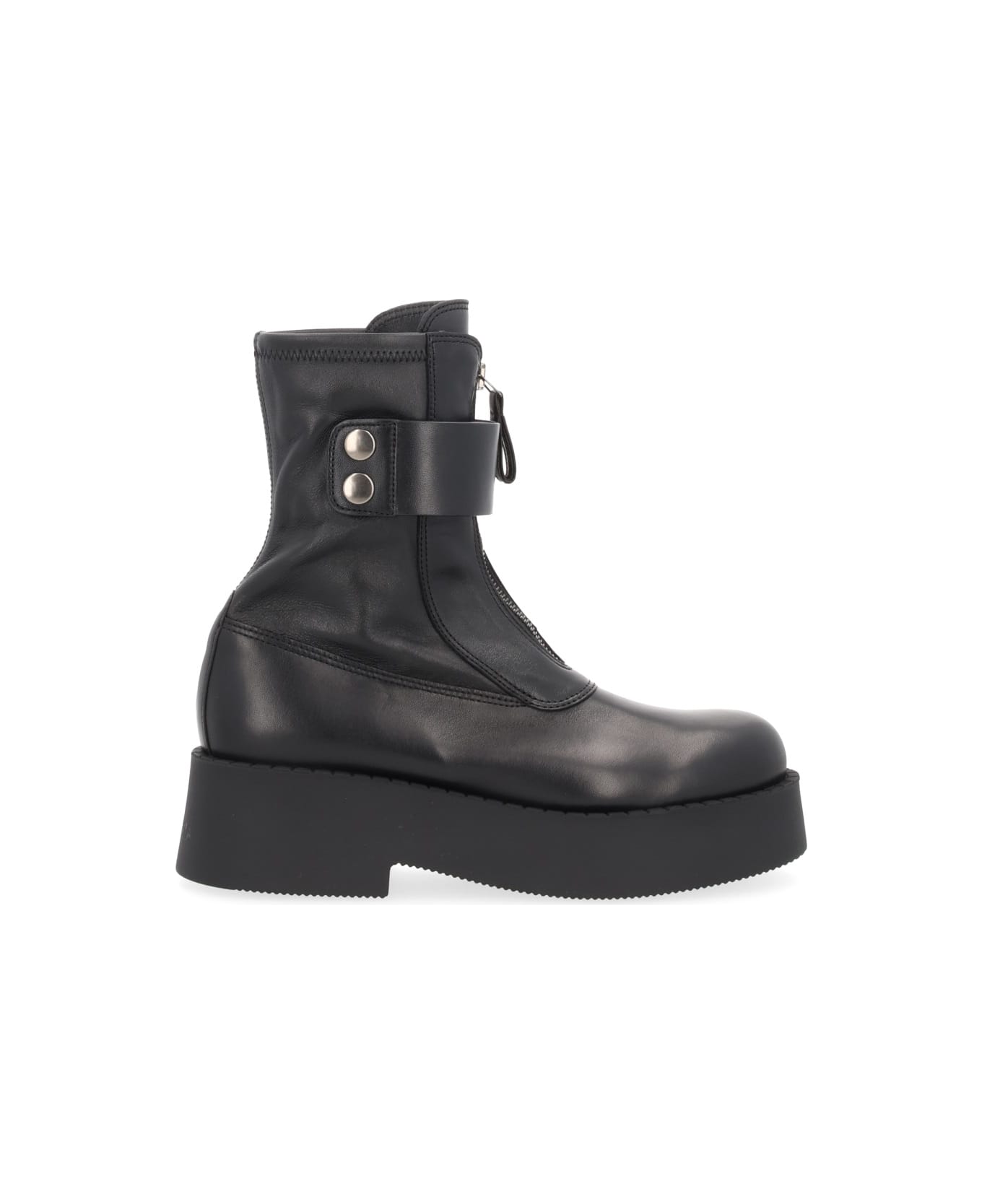 Premiata Leather Boot - BLACK