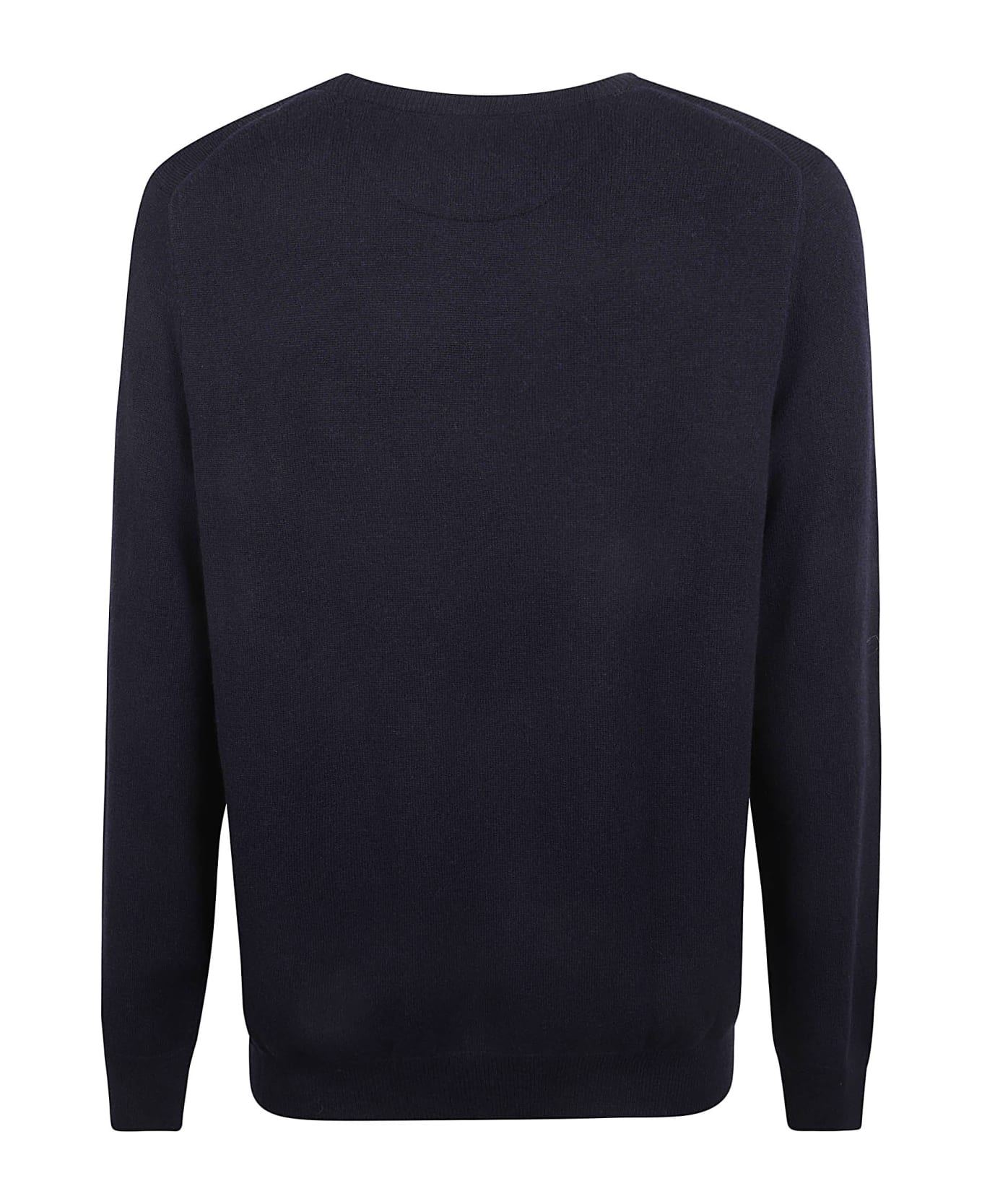 Ralph Lauren Classic Ribbed Logo Sweater - Blue