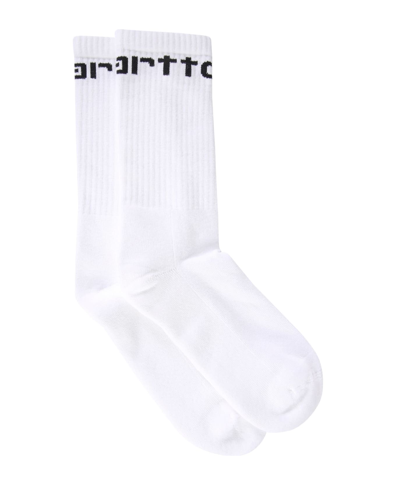 Carhartt Socks With Logo Embroidered - White