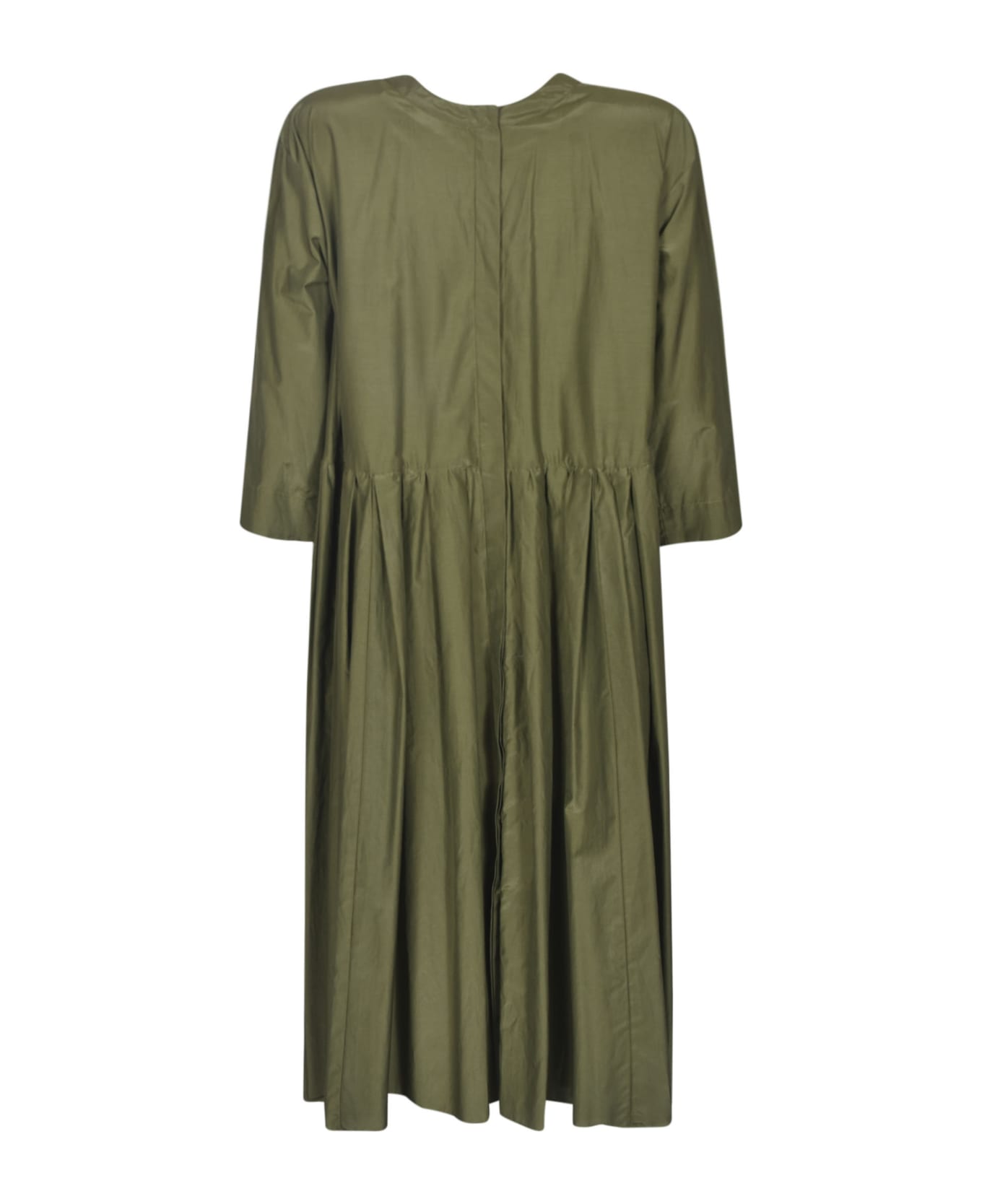 'S Max Mara Round Neck Oversized Dress - Green