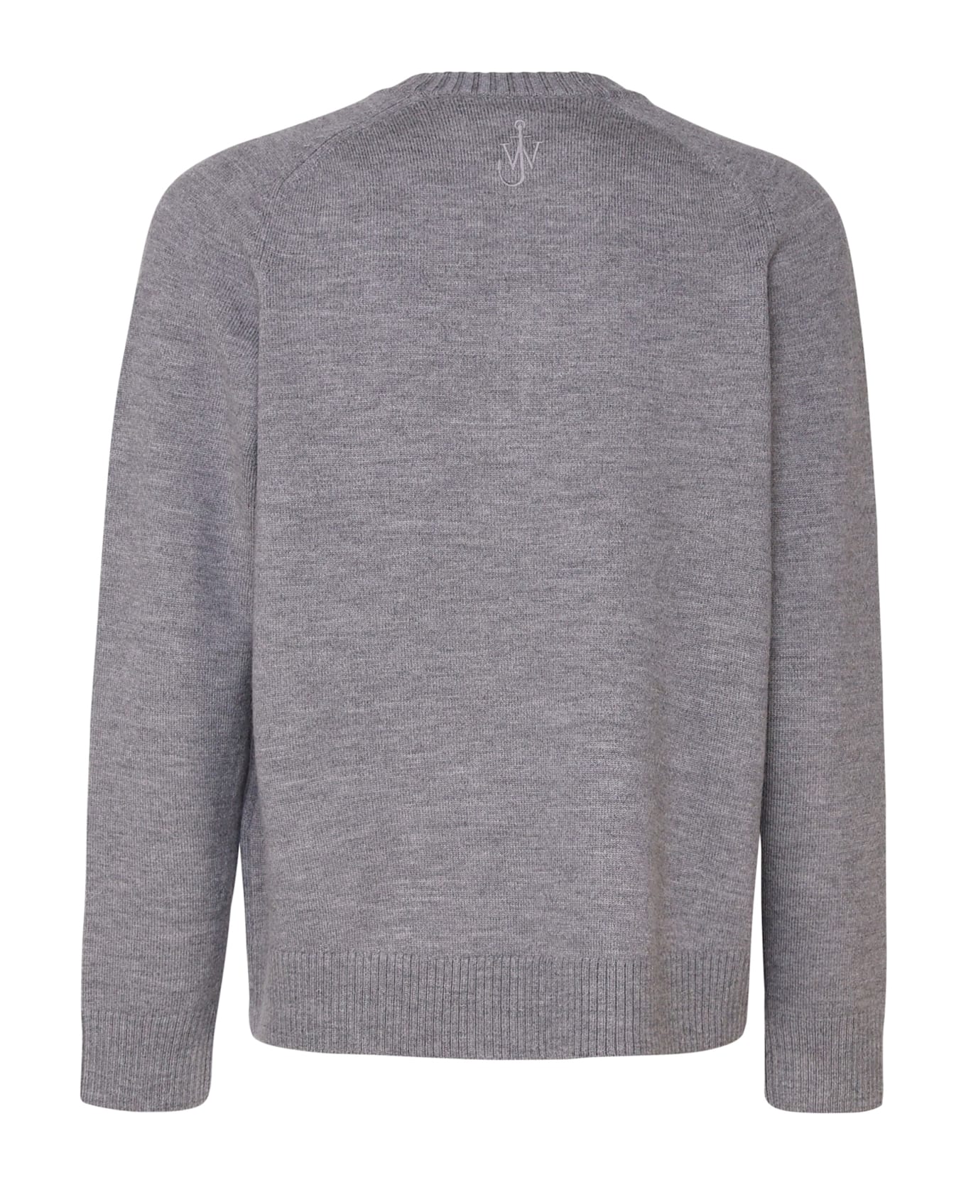 J.W. Anderson Raglan-sleeved Knitted Jumper - Grey