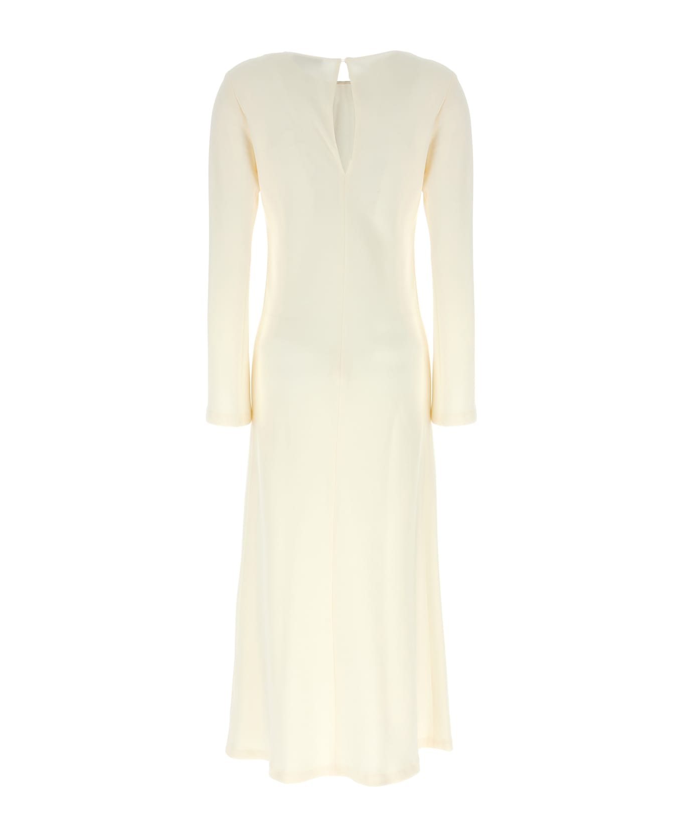 Alberto Biani 'sbieco Longuette' Dress - White