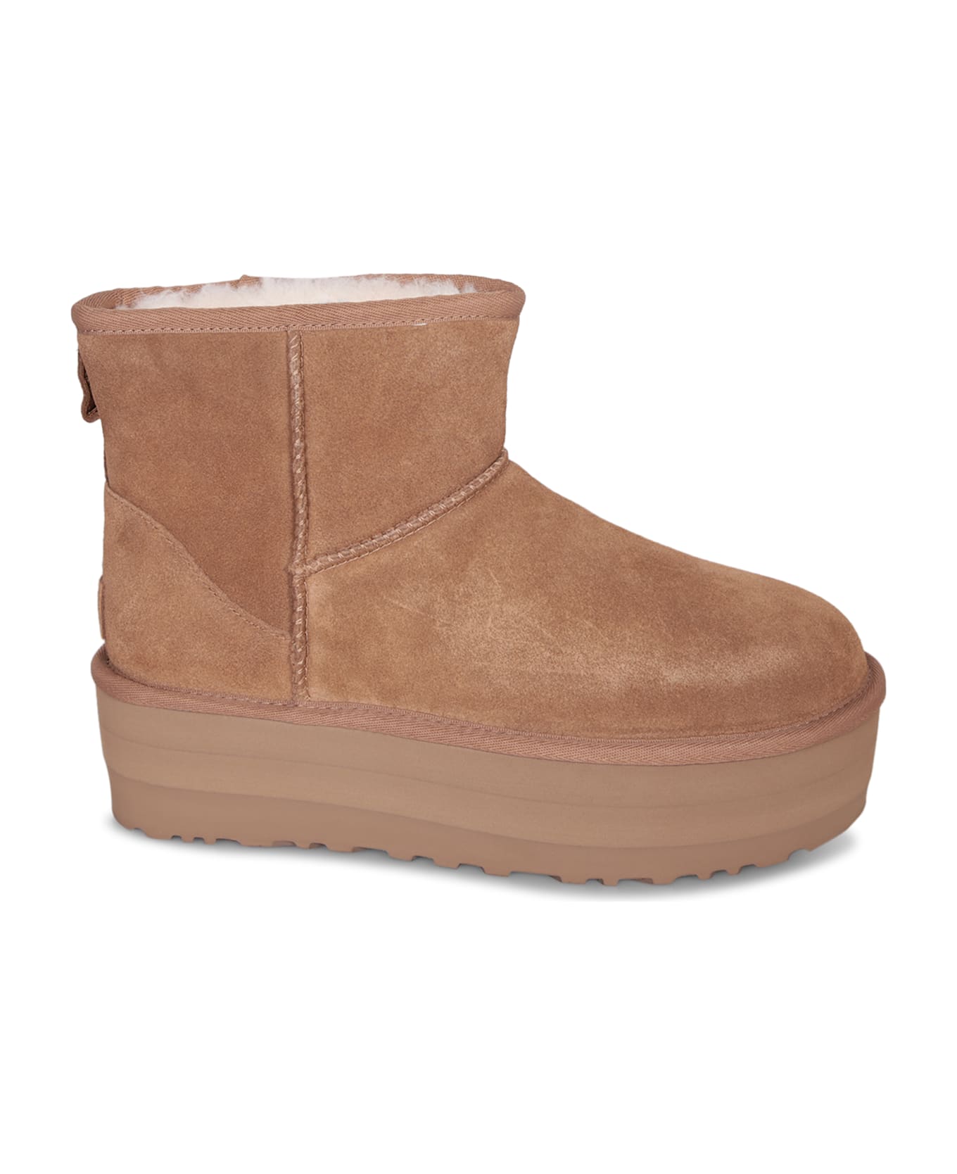 UGG Classic Mini Platform Chestnut Boot - Brown
