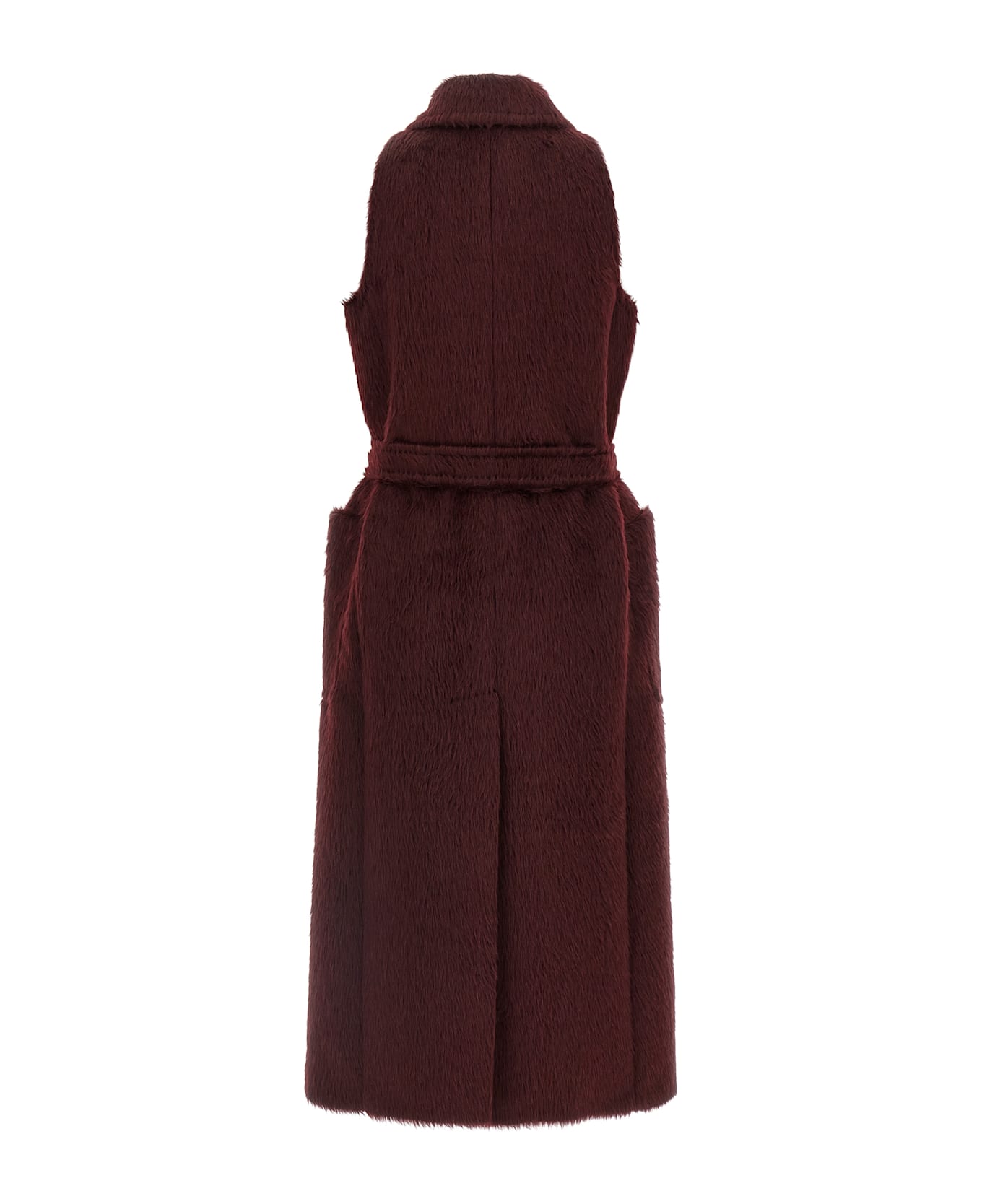 Max Mara 'abbozzi1234' Coat - Bordeaux