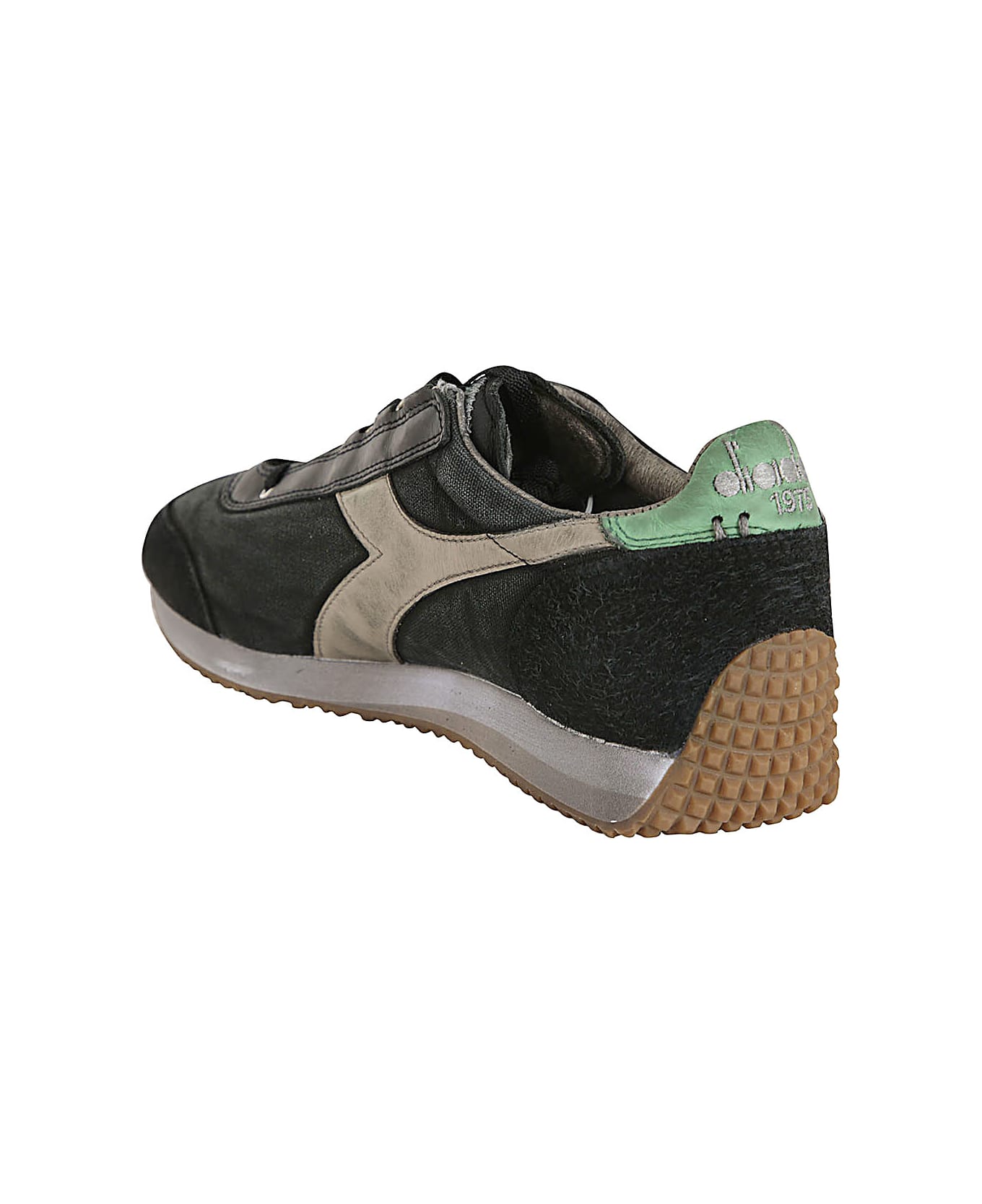 Diadora Equipe H Dirty Stone Wash Evo Sneaker - Black Grey