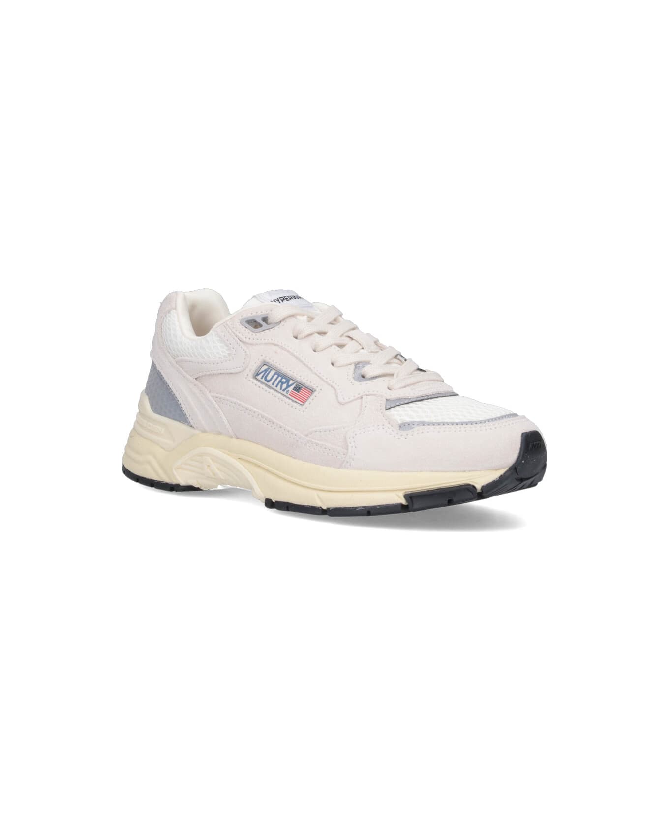 Autry 'hyperway' Sneakers - Wht/silv