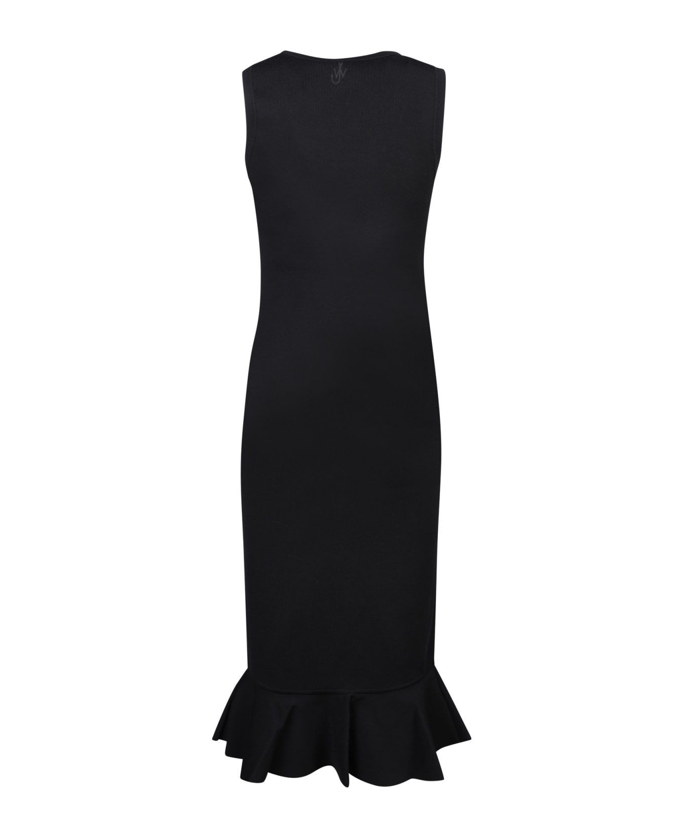 J.W. Anderson Ruffle Black Dress - Black ワンピース＆ドレス