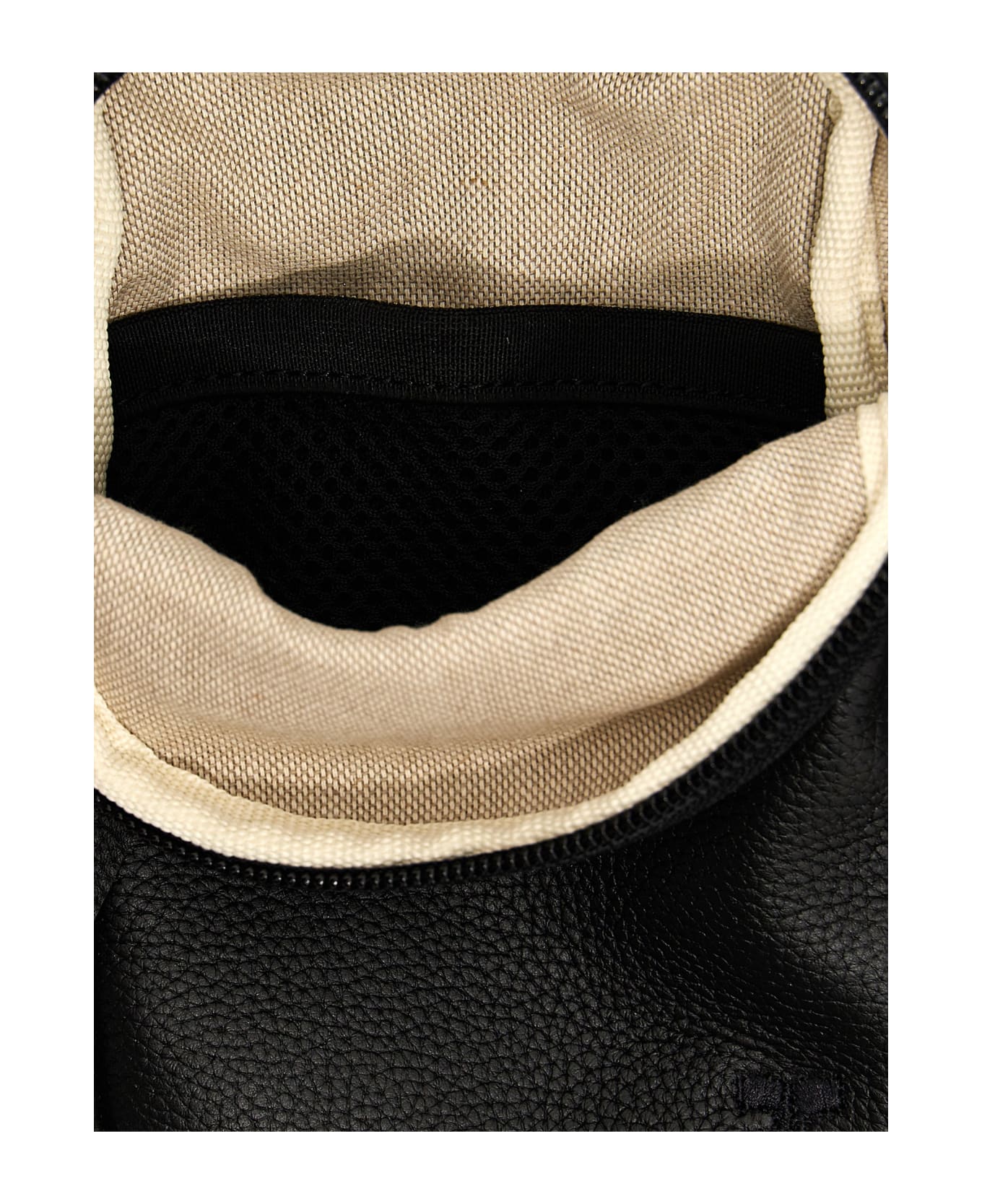 Courrèges 'canvas 01' Crossbody Bag - BLACK ベルトバッグ