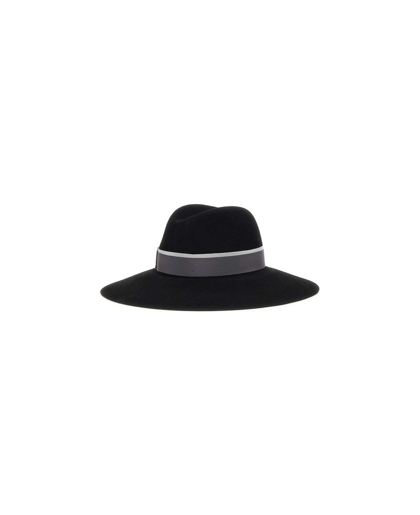 Borsalino "sophie" Superfine Wool Hat - BLACK