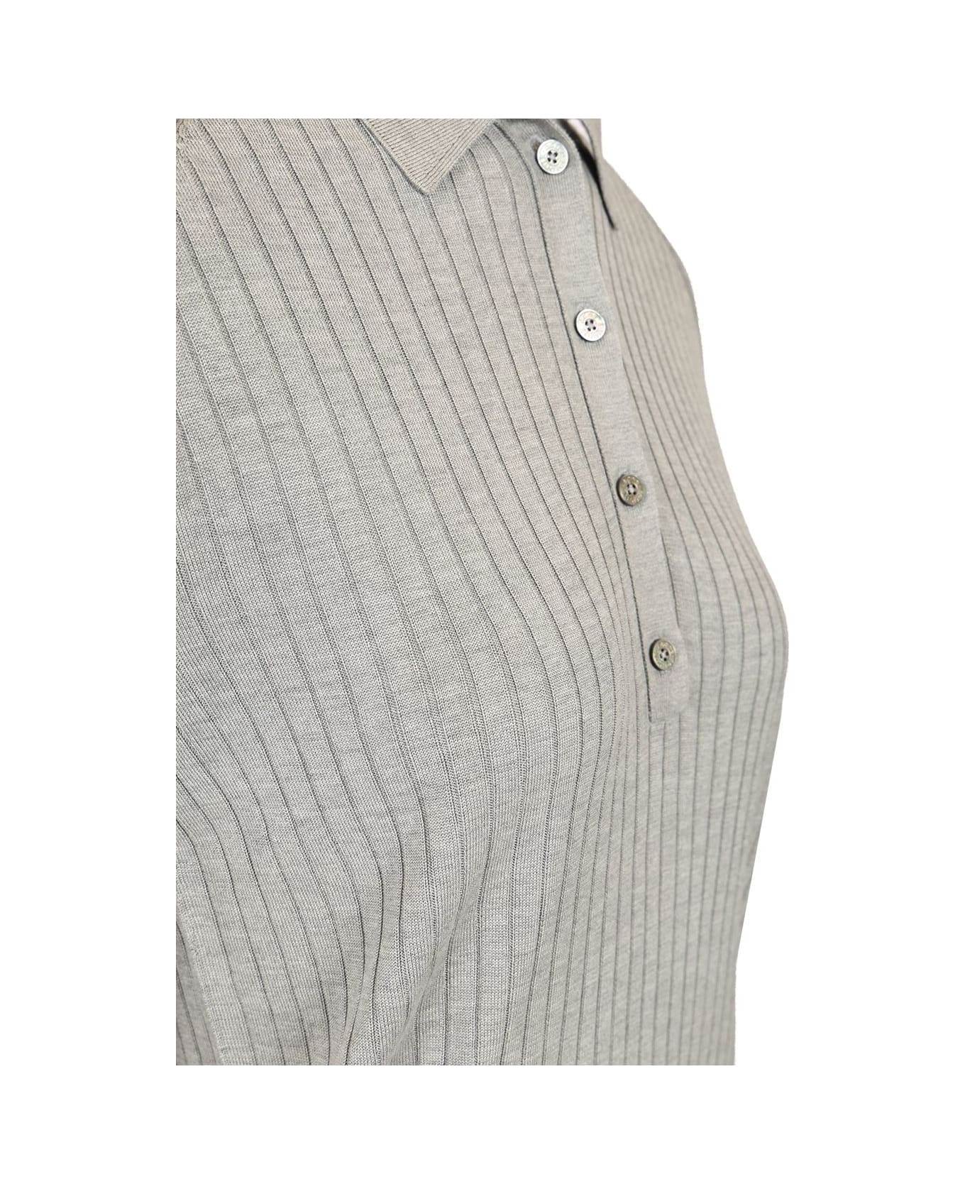 Acne Studios Ribbed Silk Polo Shirt | italist
