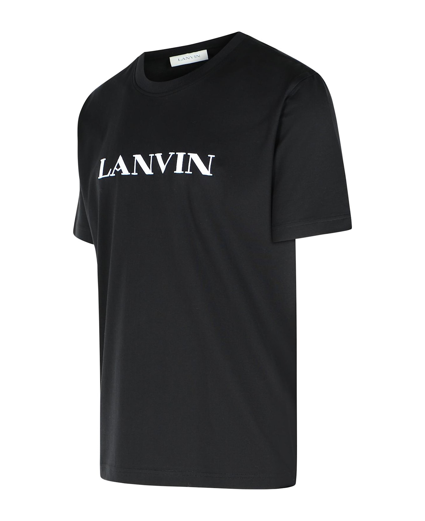 Lanvin Black Cotton T-shirt - BLACK