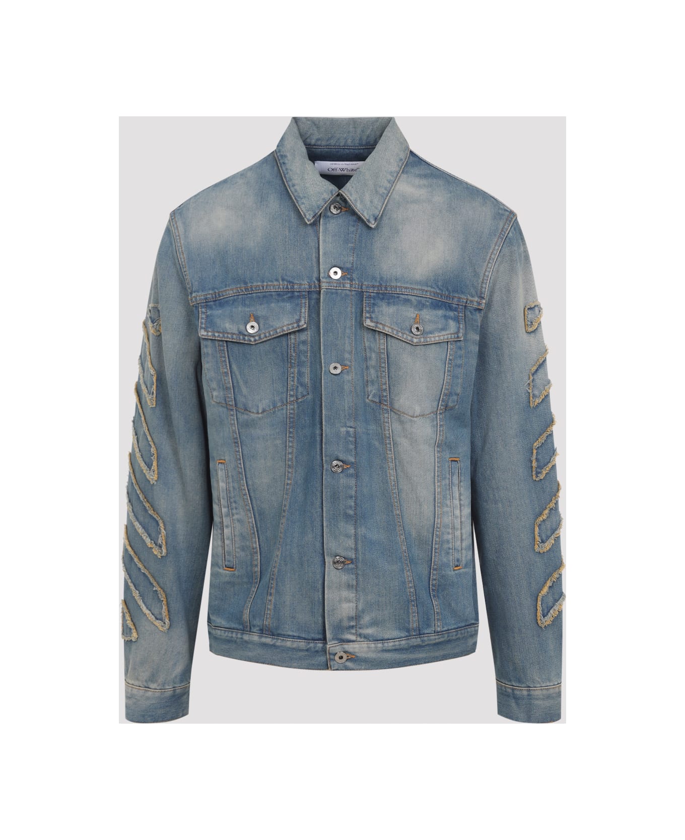Off-White Patch Skate Jacket - Dirty Blue