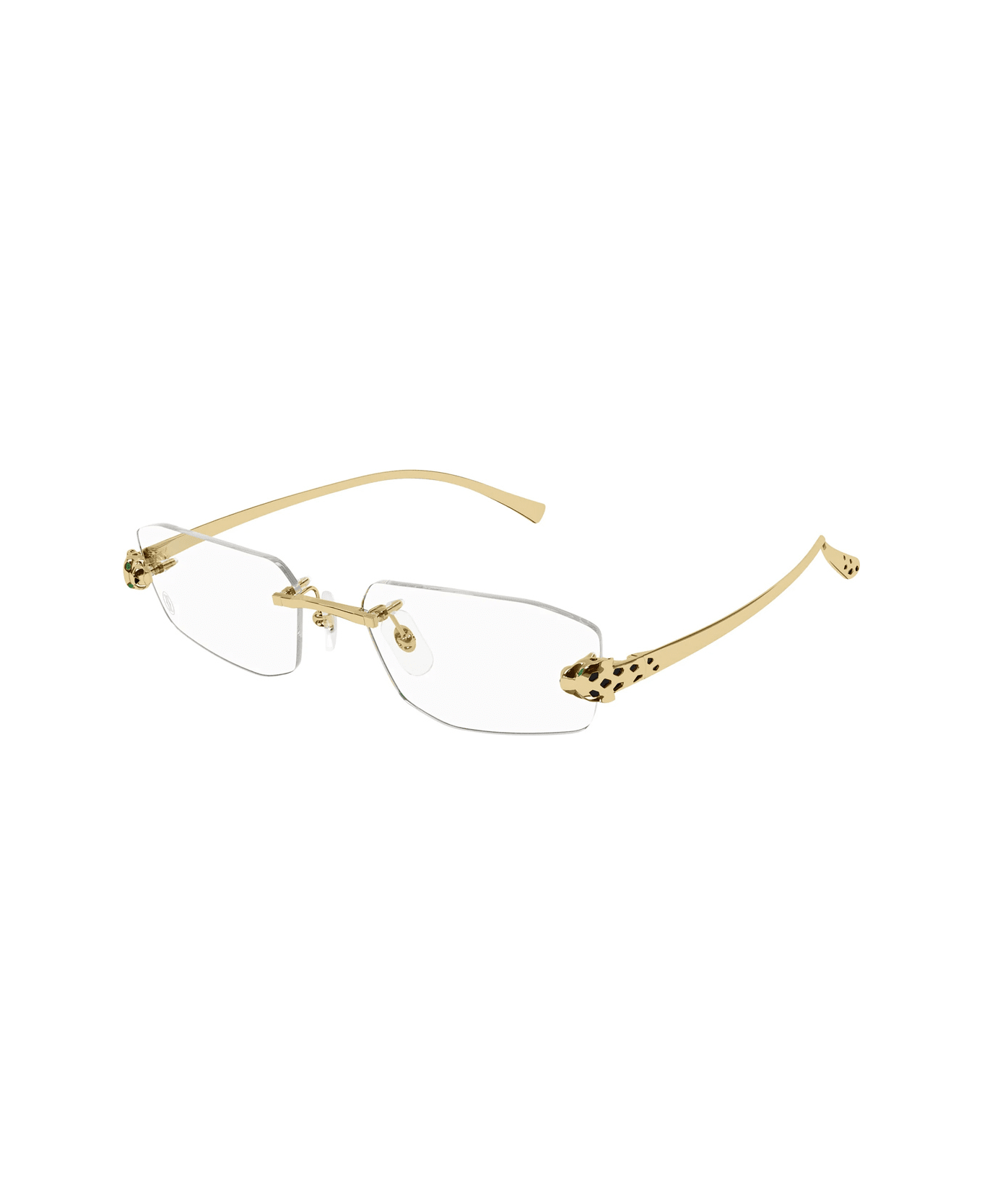 Cartier Eyewear Ct0494o Panthère De Cartier 001 Gold Glasses - Oro