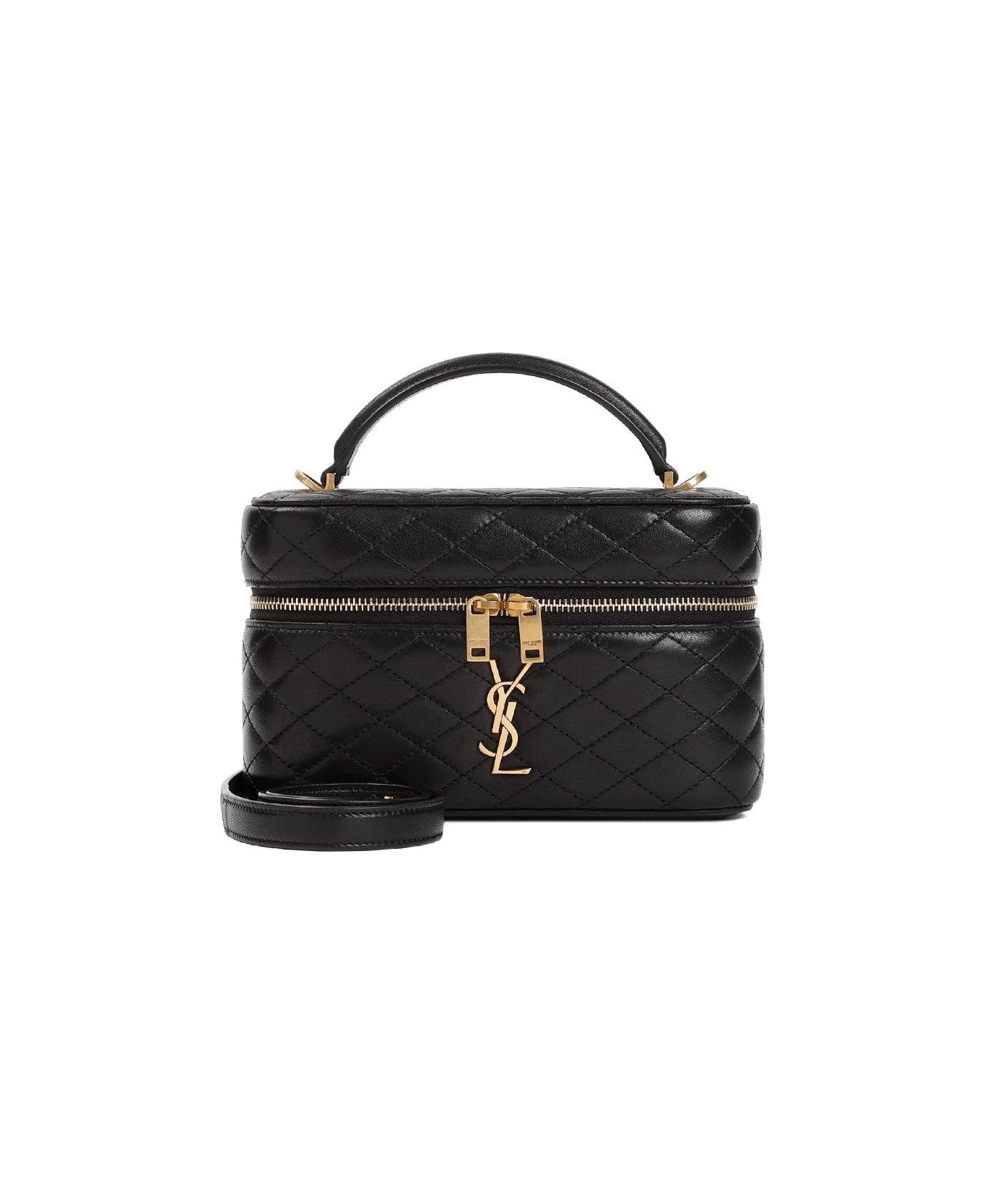 Saint Laurent Gaby Vanity Bag - BLACK