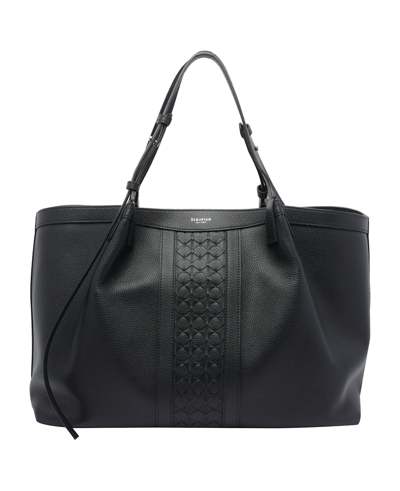 Serapian Secret Shoulder Bag - Black