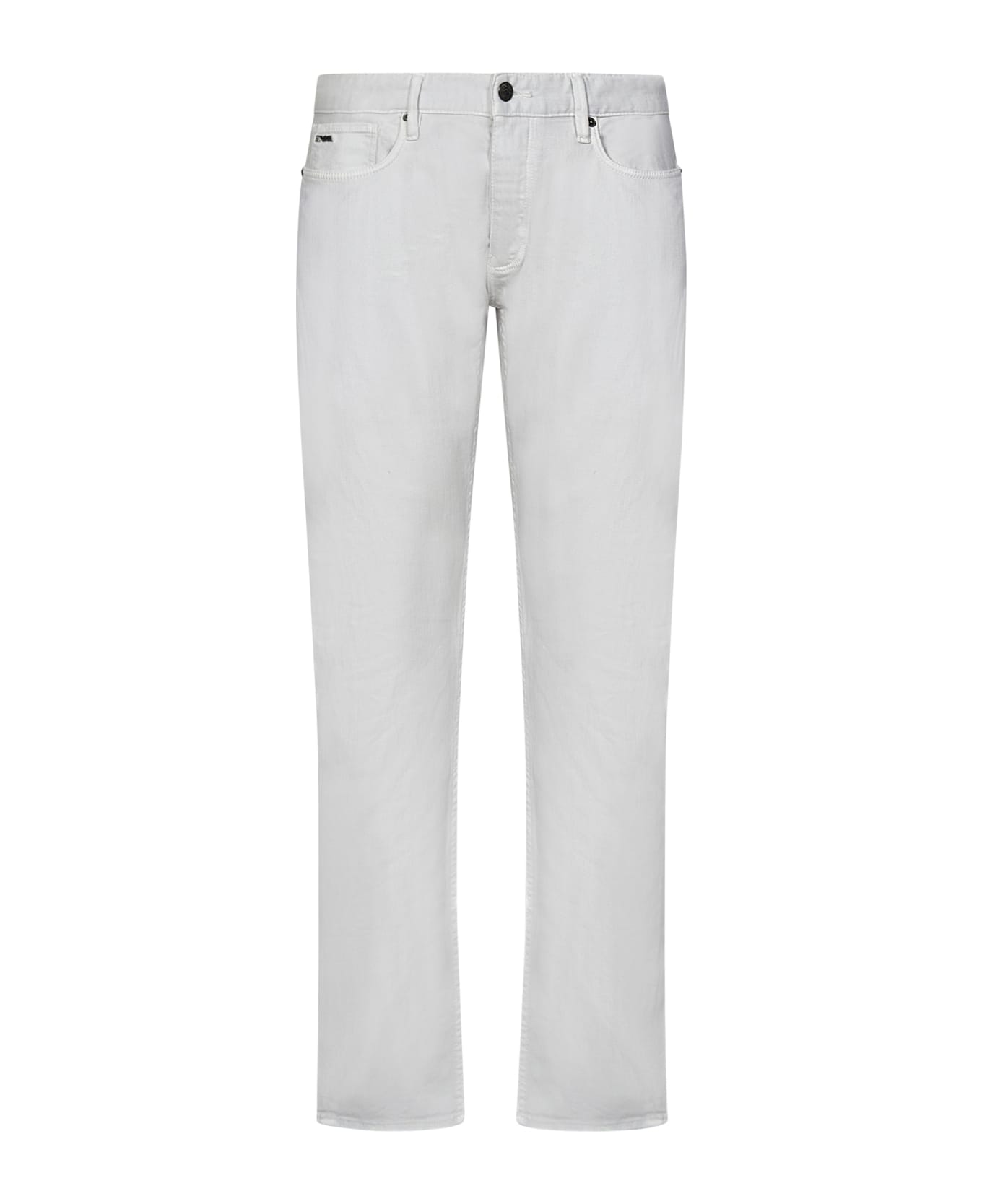 Emporio Armani J75 Jeans - White デニム