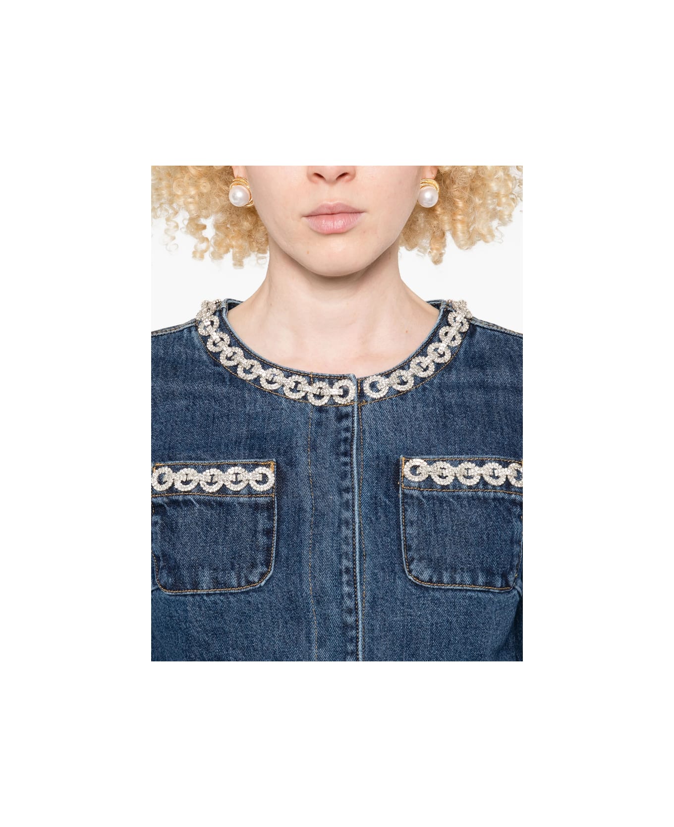 self-portrait Outerwear - BLUE