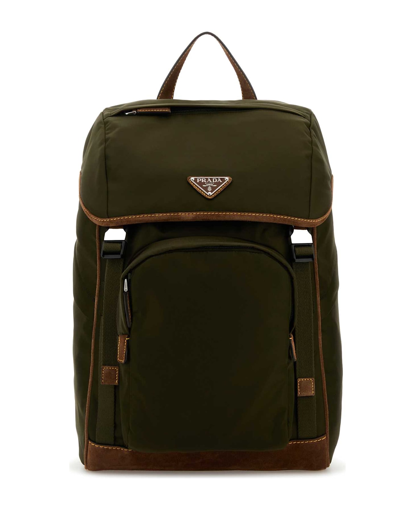 Prada Olive Green Re-nylon Backpack - MUSCHIOCACAO