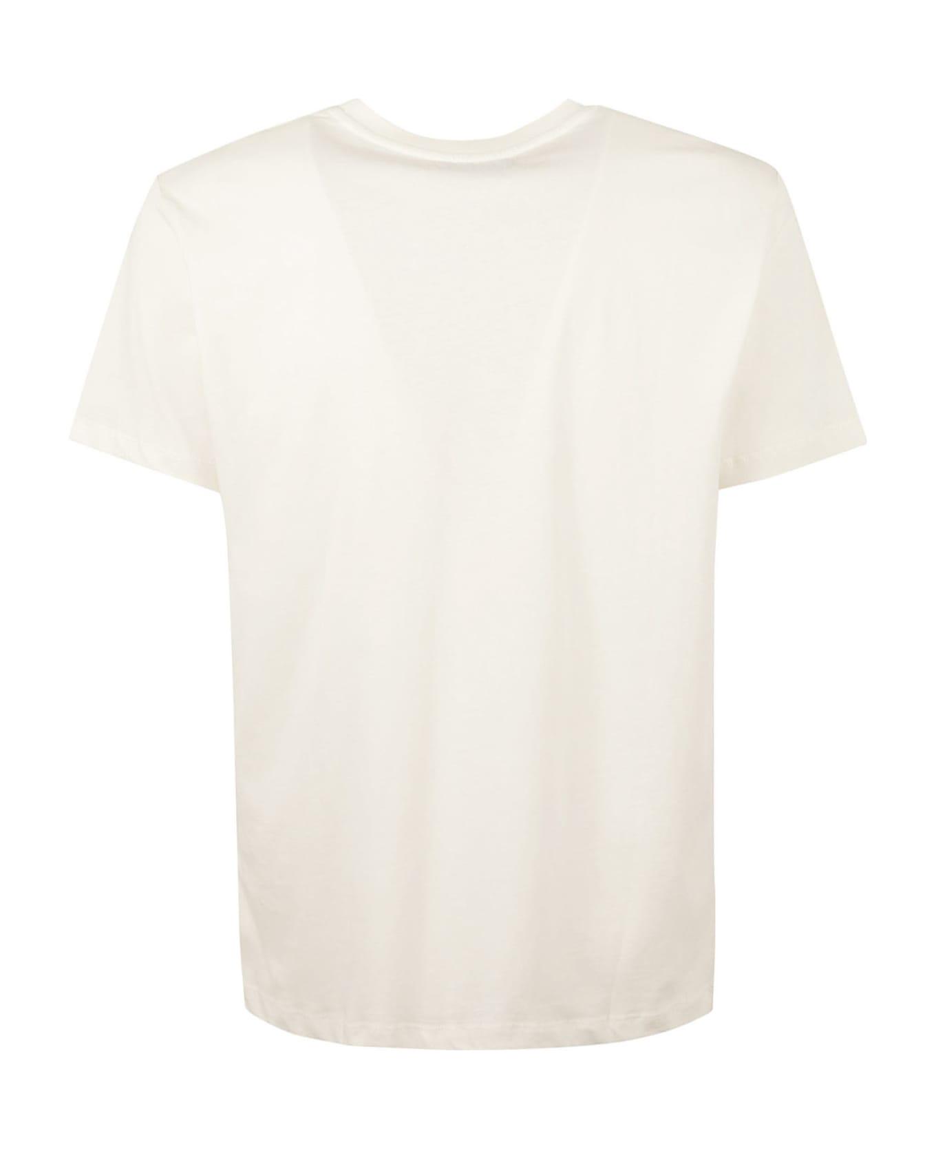Vilebrequin Logo Print Regular T-shirt - Off White シャツ