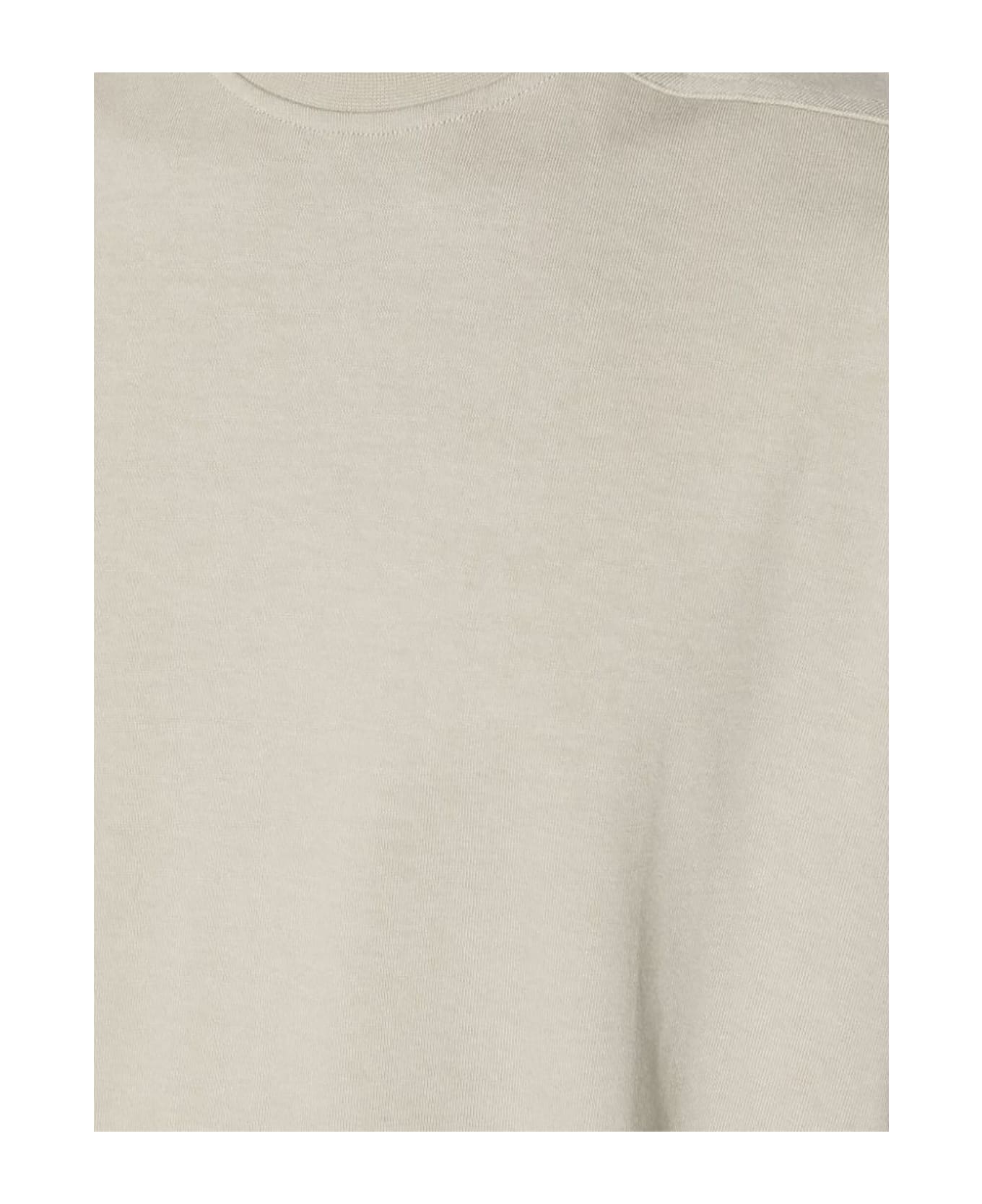 Rick Owens Taupe Grey Organic Cotton T-shirt - Beige ベスト