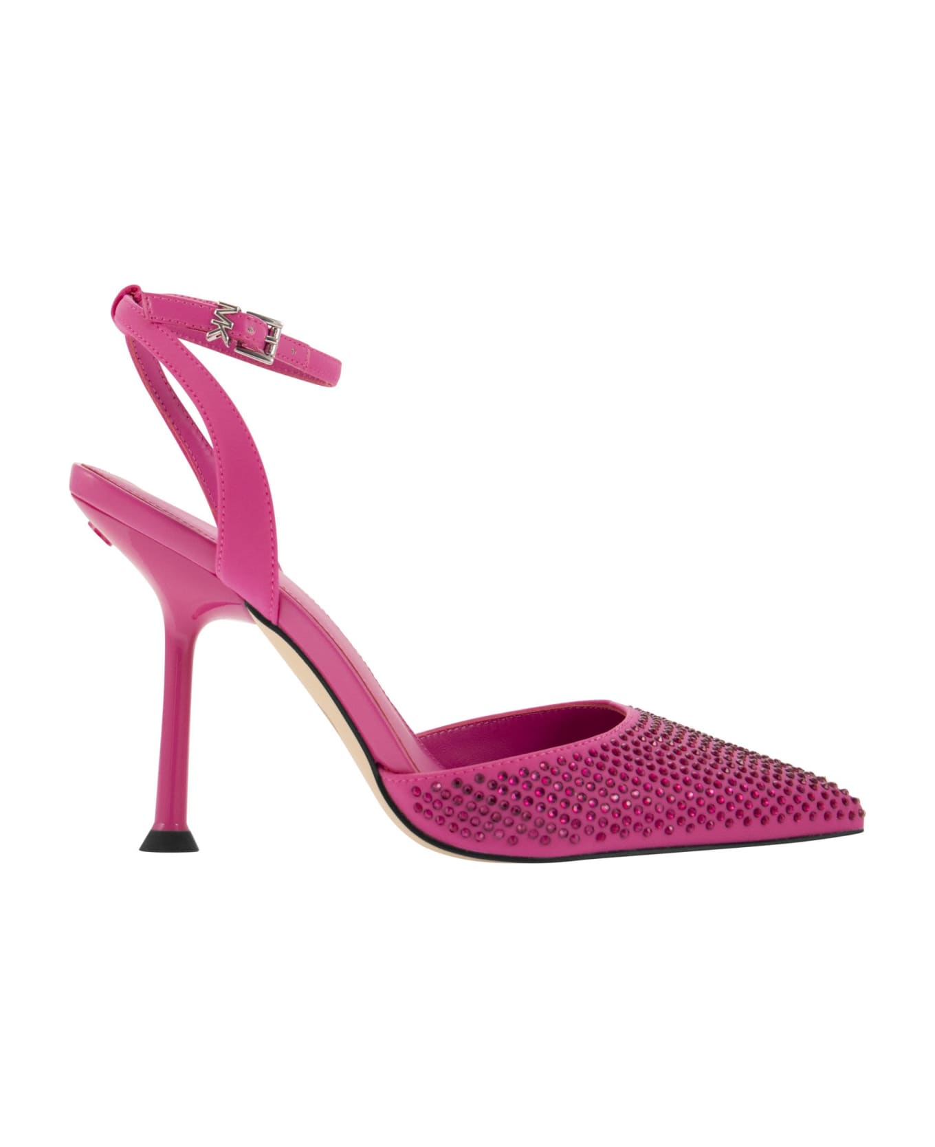 MICHAEL Michael Kors Imani Pump Pumps In Fabric With Crystals - Cerise ハイヒール