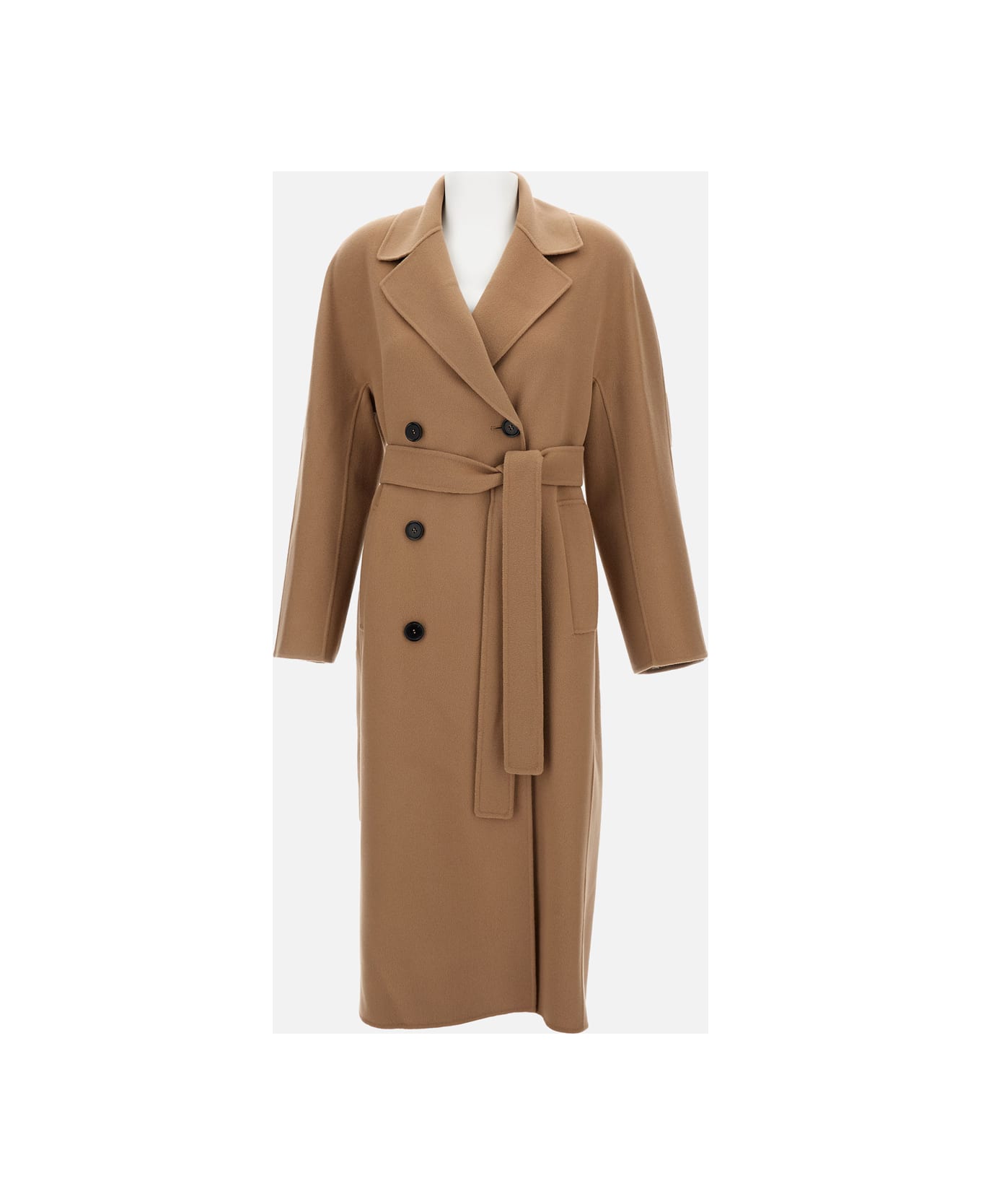 
S Max Mara Women
s Long Coat - Cammello