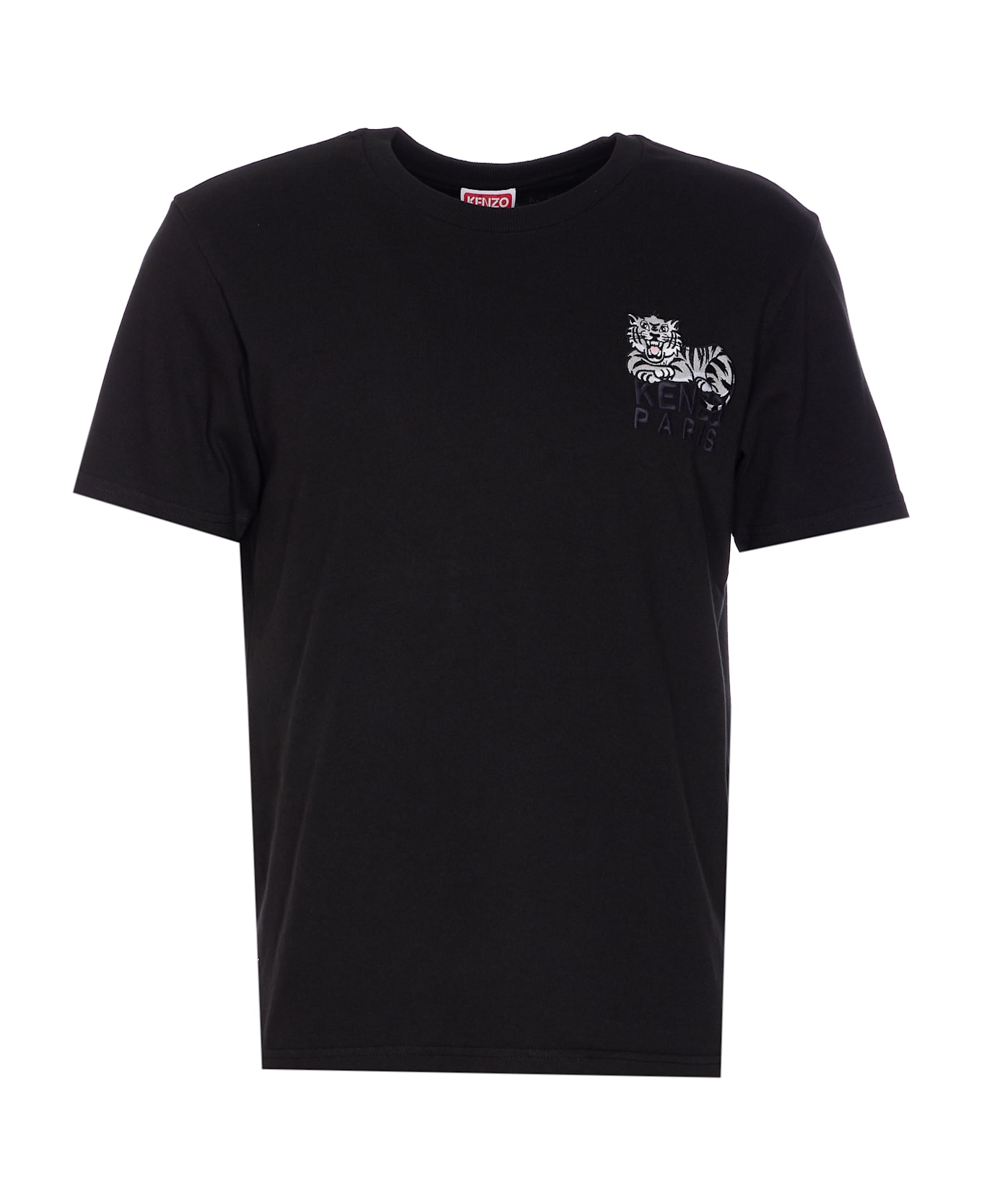 Kenzo Gots Kenzo Happy Tiger T-shirt - Black