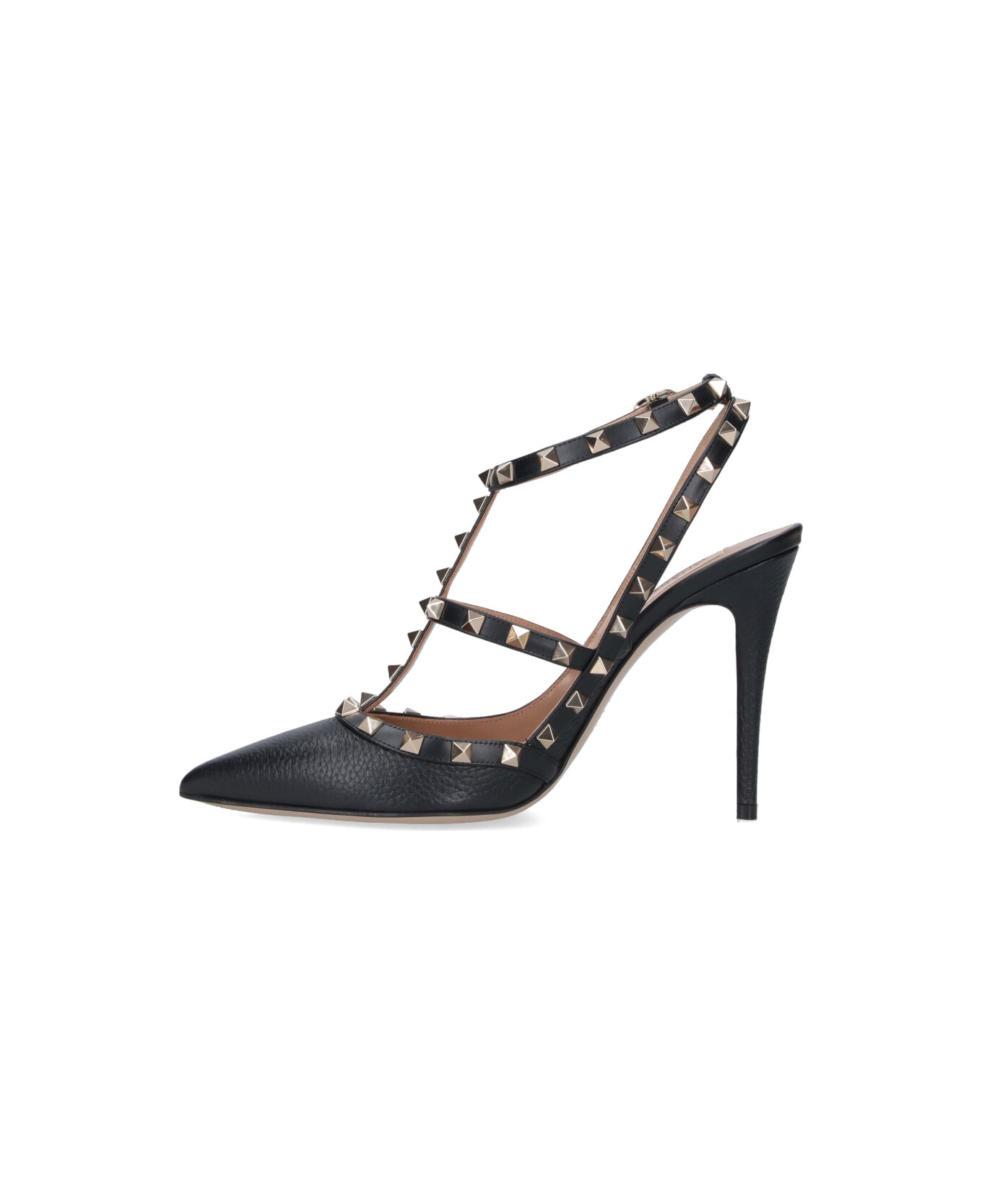 Valentino Garavani 
rockstud 100
 Slingback Pumps - Black  