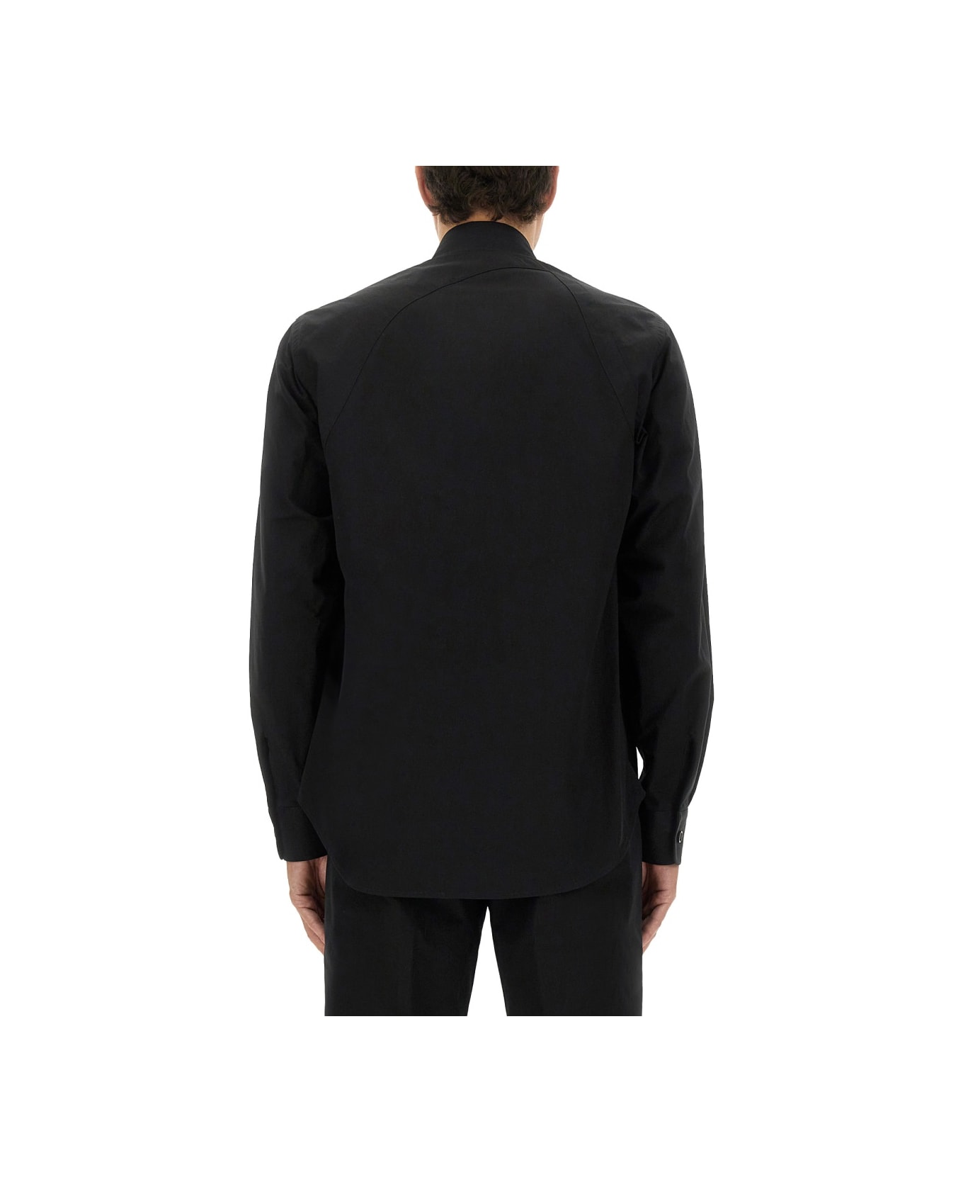Alexander McQueen Jacket-shirt "harness" - BLACK