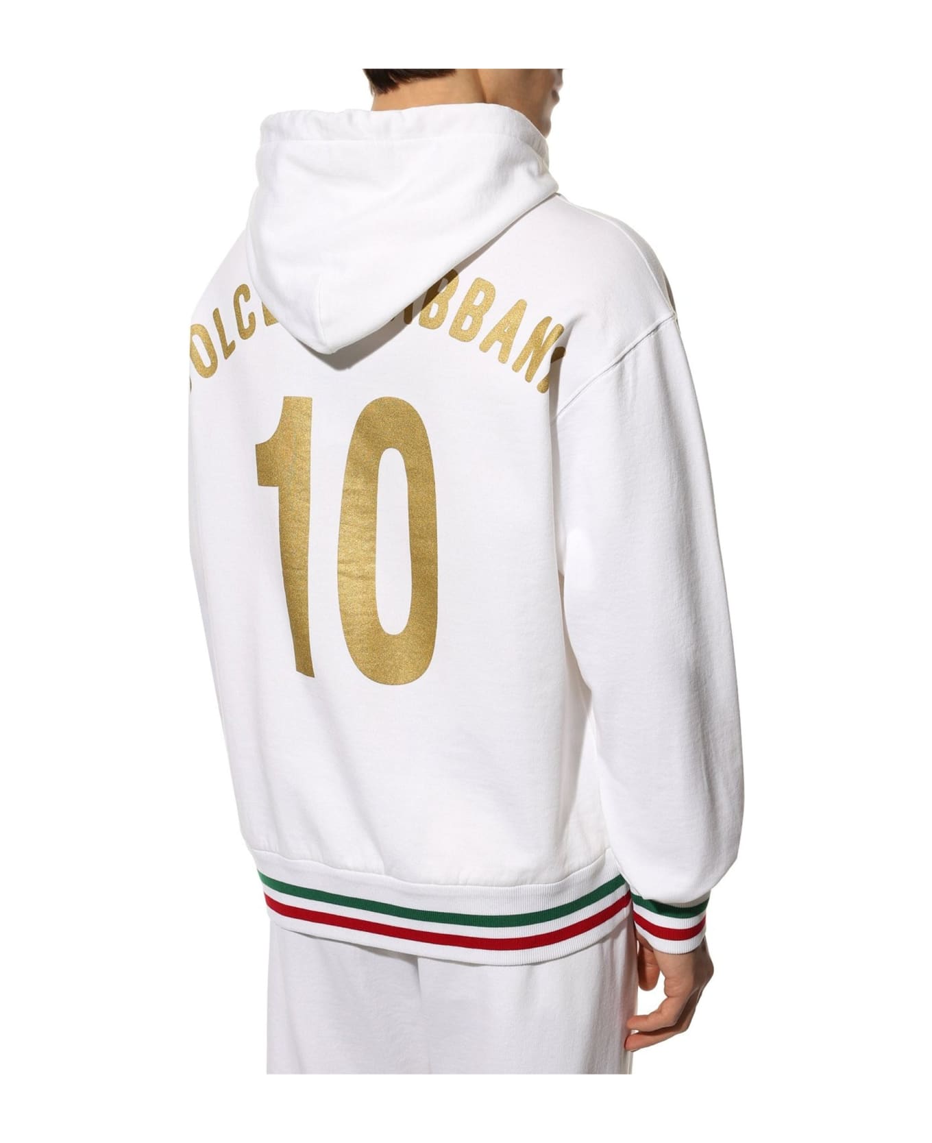 Dolce & Gabbana Hoodie Sweatshirt - White