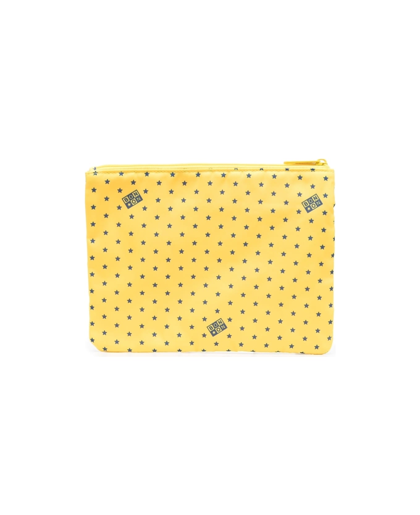 Bonton Shoulder Bag With Application - Yellow