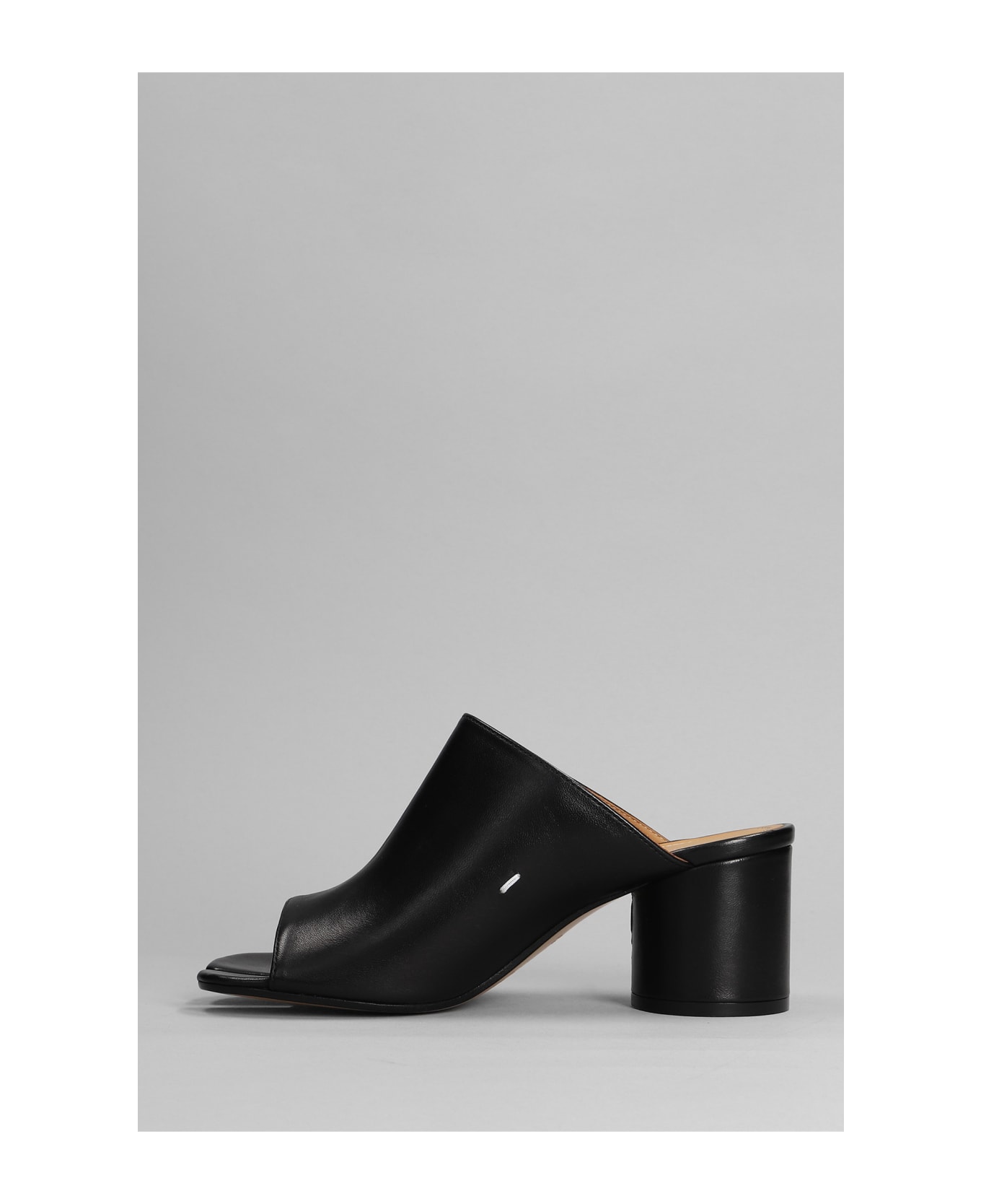 Maison Margiela Sandals In Black Leather - black