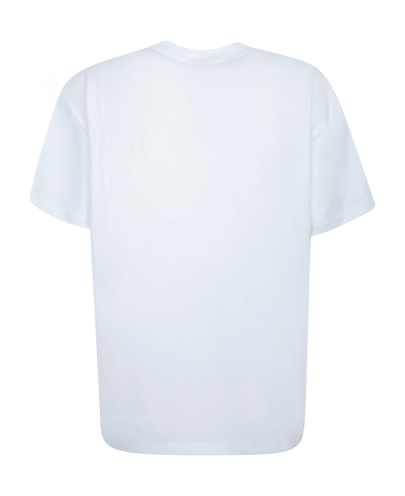 MSGM Logo-printed Crewneck T-shirt - White