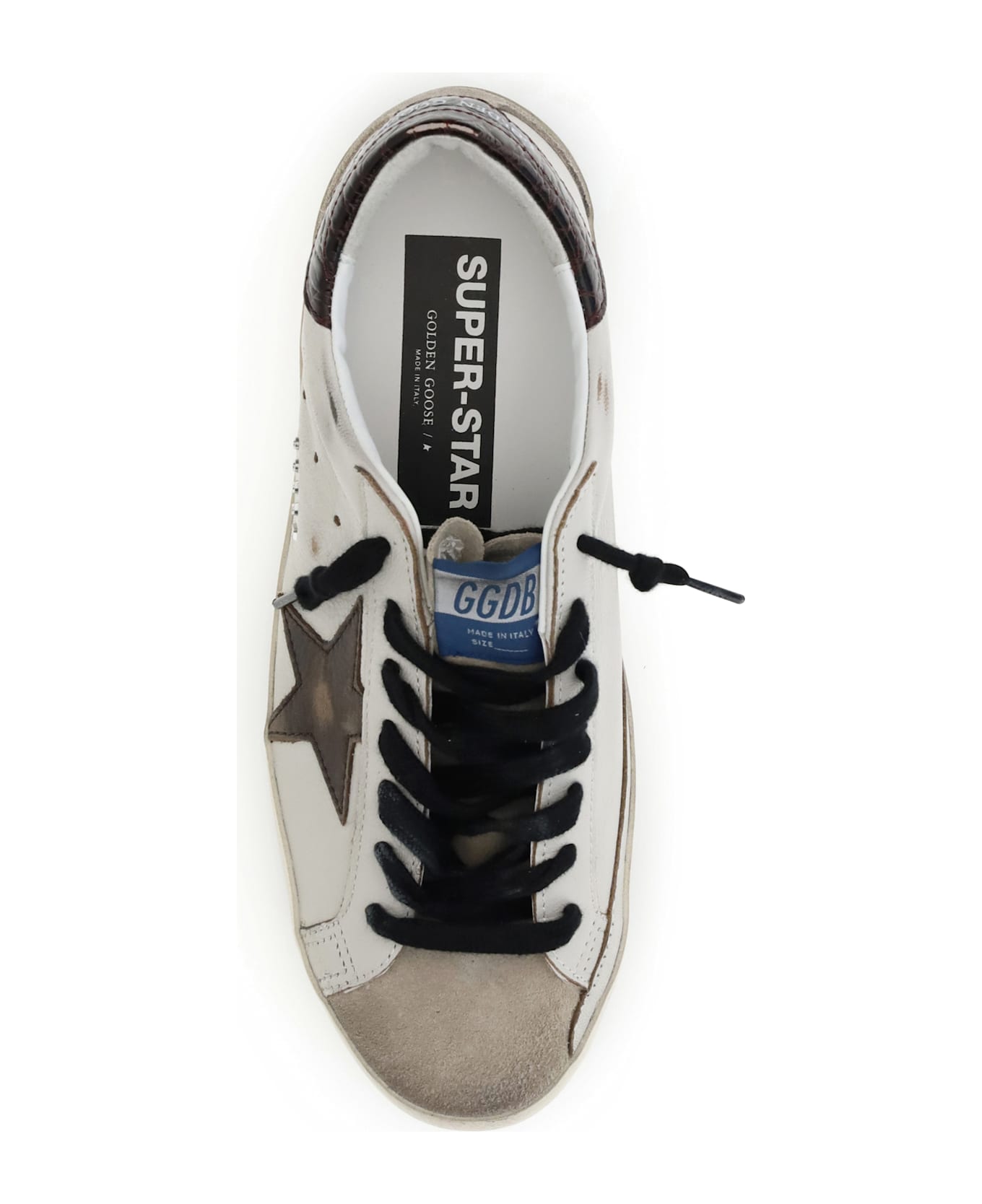 Golden Goose 
superstar
 White Leather Sneakers
