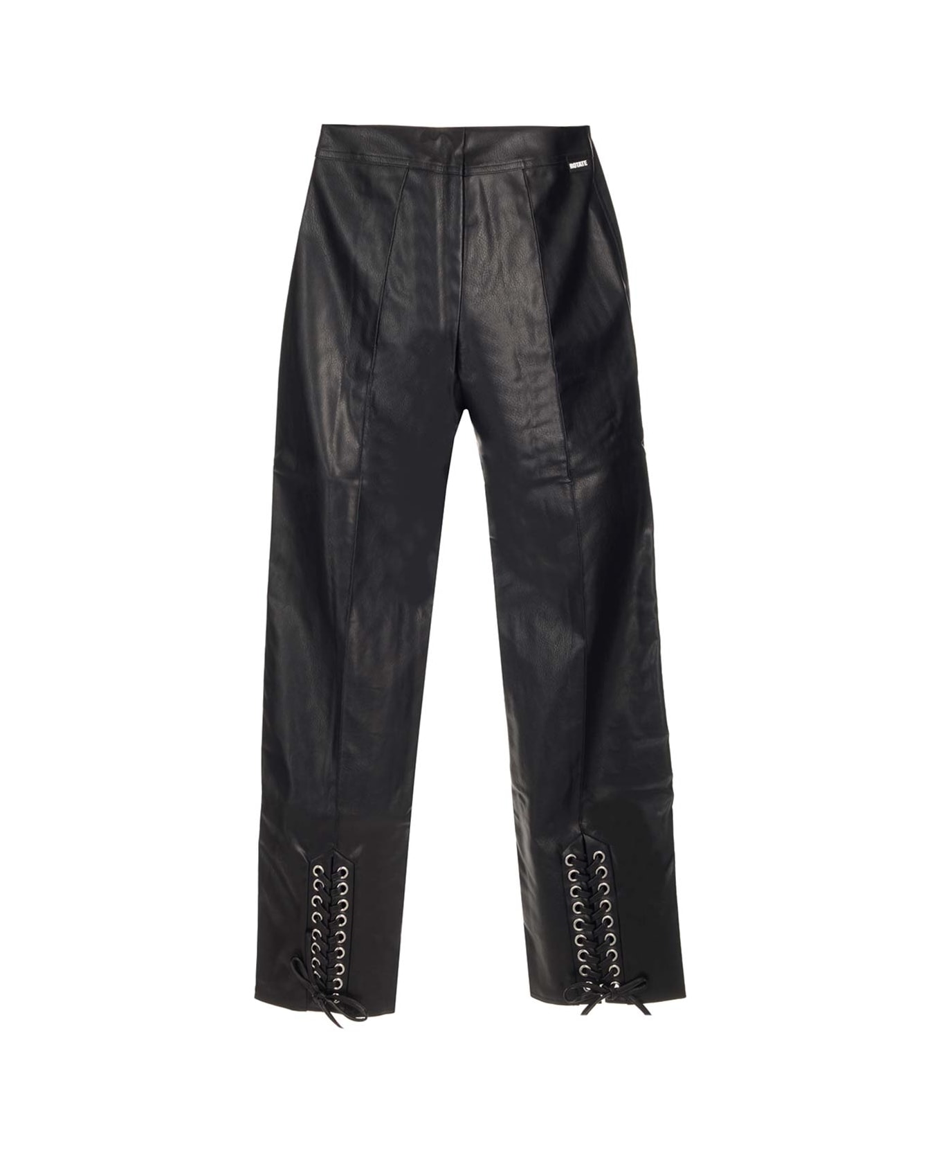 Rotate by Birger Christensen Leather Trousers - Black